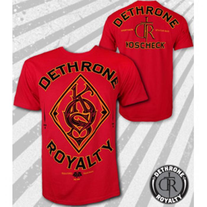 DETHRONE ROYALTY／デスローン・ロイヤルティ　Tシャツ　　ジョシュ・コスチェック（赤）