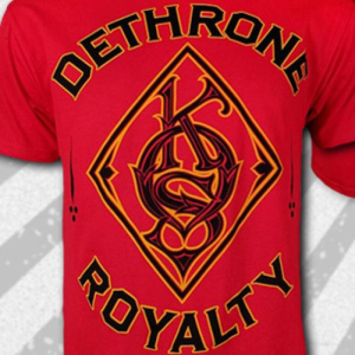 DETHRONE ROYALTY／デスローン・ロイヤルティ　Tシャツ　　ジョシュ・コスチェック（赤）