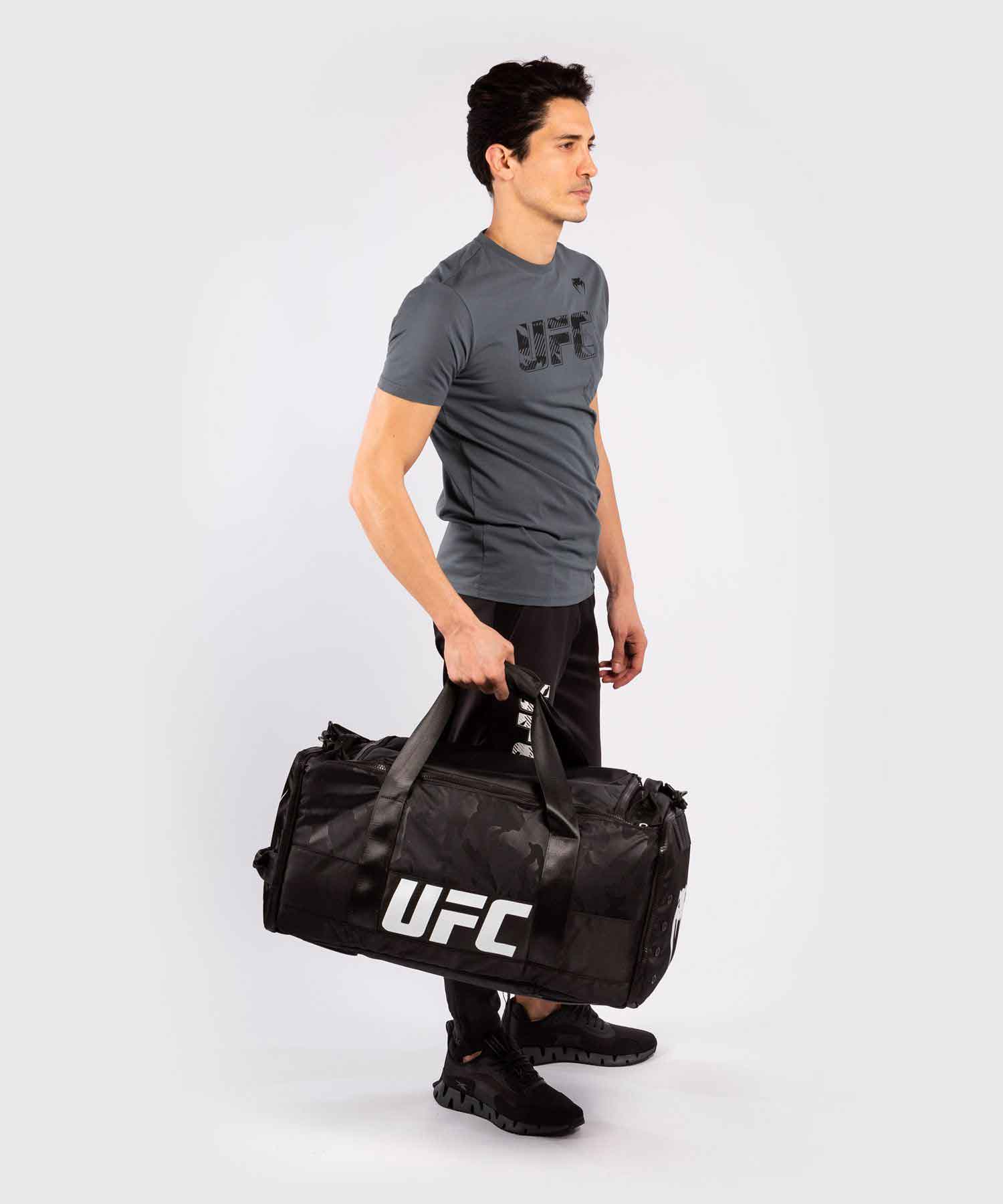 VENUM／ヴェナム　Tシャツ　　UFC VENUM AUTHENTIC FIGHT WEEK MEN'S T-SHIRT／UFC VENUM オーセンティック ファイトウィーク メンズ Tシャツ（ダークグレー）