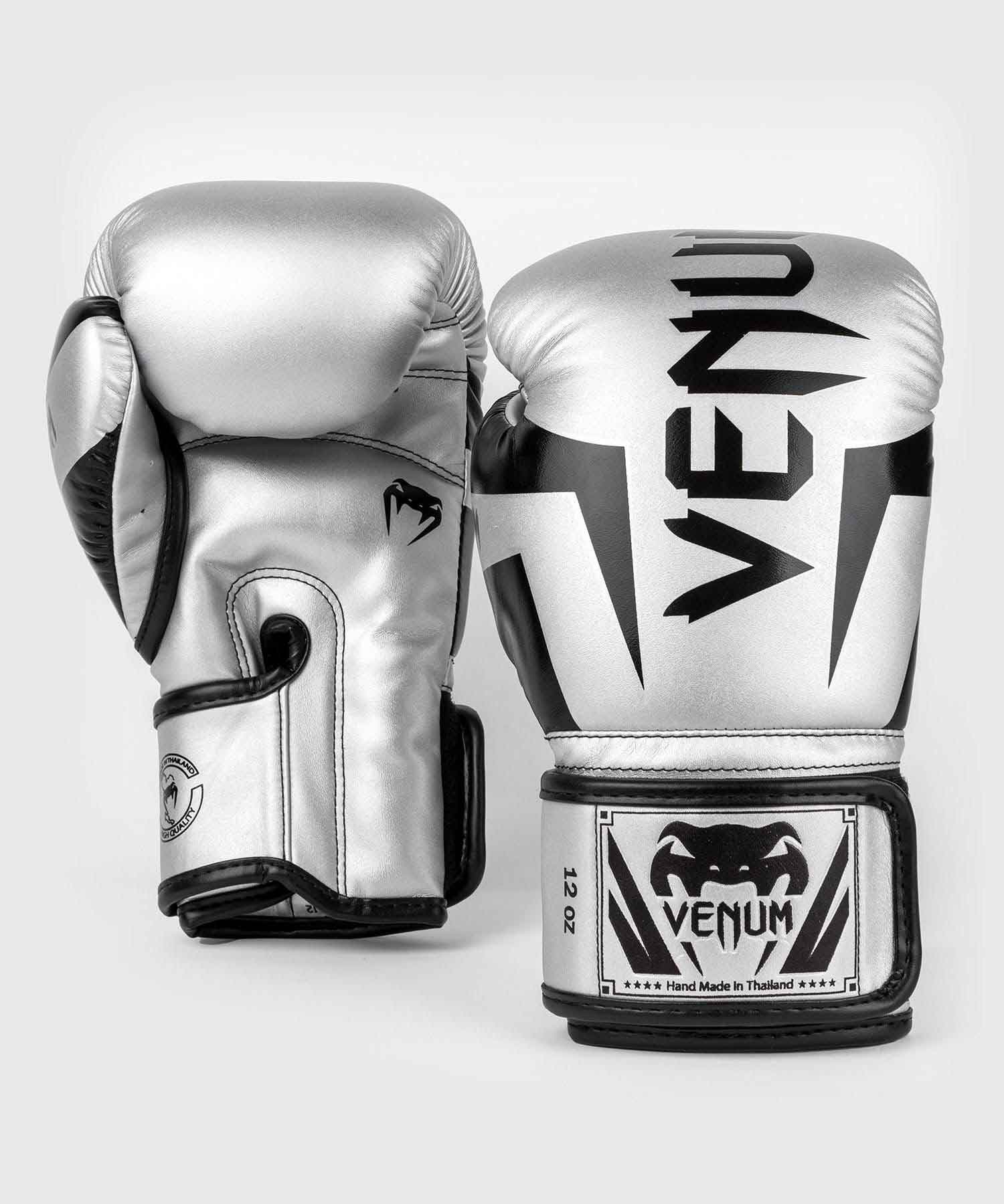 VENUM／ヴェナム　ボクシンググローブ　　ELITE BOXING GLOVES／エリート ボクシンググローブ（シルバー）