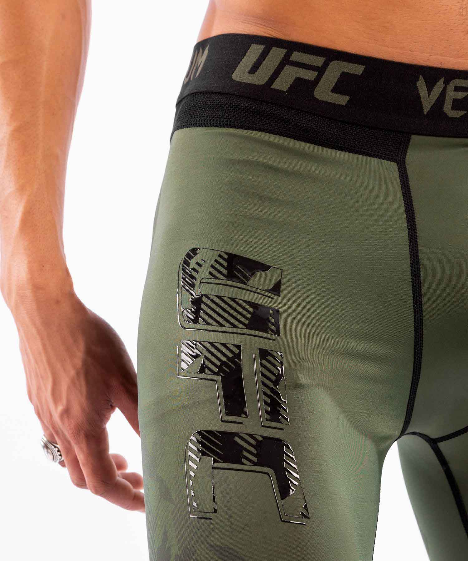 VENUM／ヴェナム　コンプレッションスパッツ（タイツ）　　UFC VENUM AUTHENTIC FIGHT WEEK MEN'S PERFORMANCE TIGHT／UFC VENUM オーセンティック ファイトウィーク メンズ パフォーマンス タイツ（スパッツ）カーキ