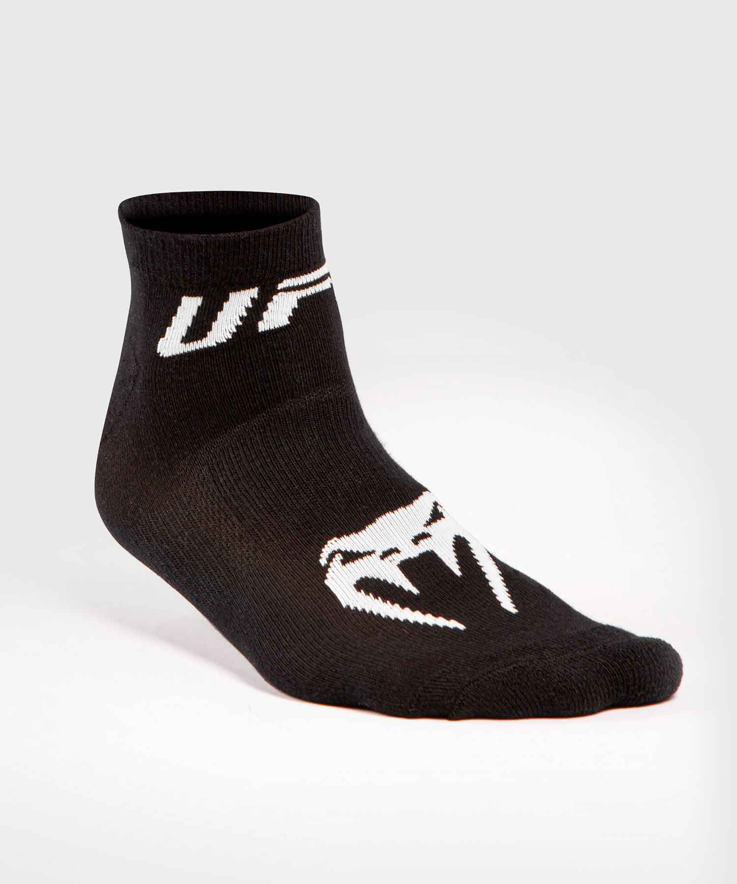 VENUM／ヴェナム　アクセサリー　　UFC VENUM AUTHENTIC FIGHT WEEK UNISEX PERFORMANCE SOCK SET OF 2／UFC VENUM オーセンティック ファイトウィーク ユニセックス パフォーマンス ウェイイン（計量）ソックス（2足セット）黒