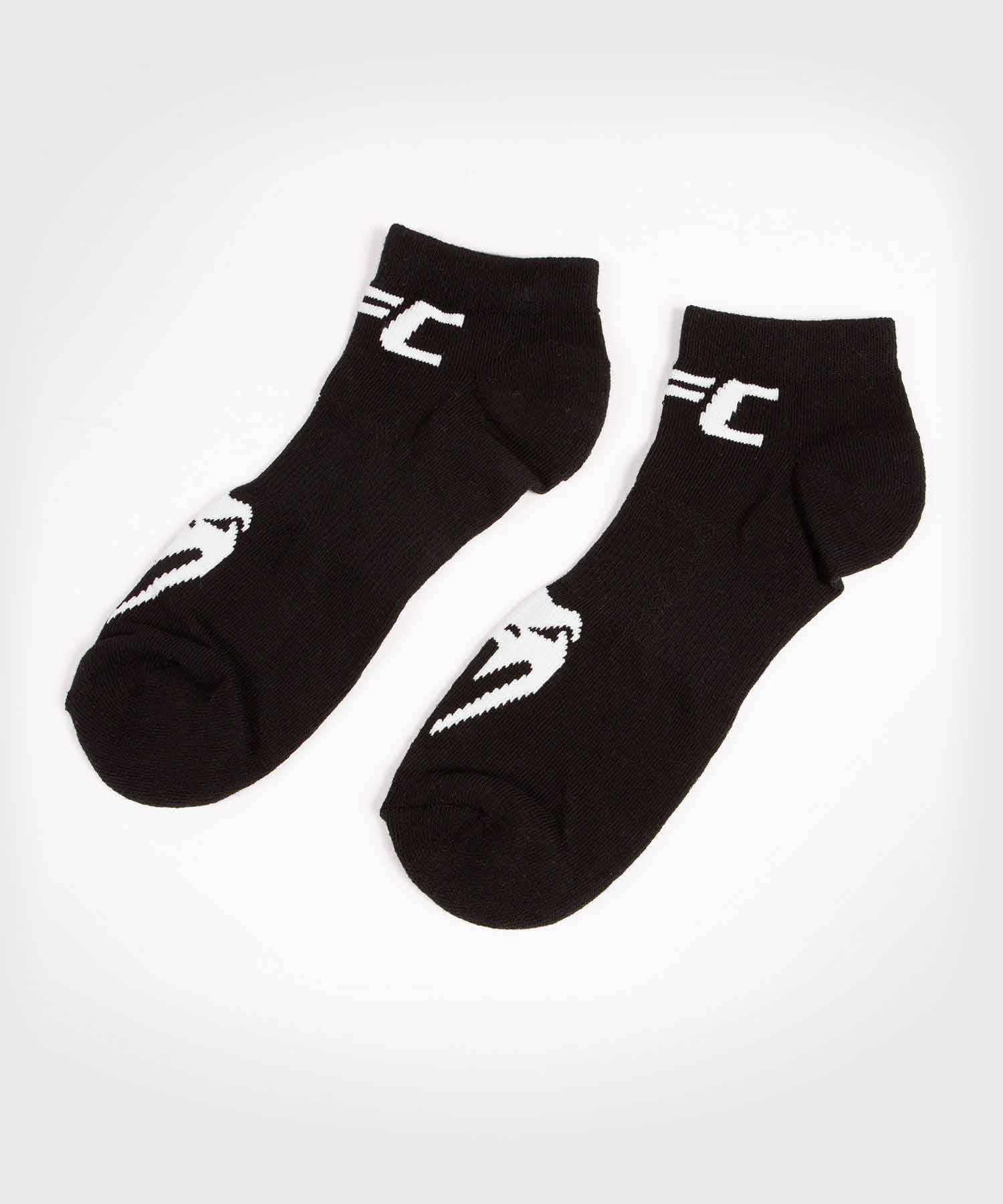 VENUM／ヴェナム　アクセサリー　　UFC VENUM AUTHENTIC FIGHT WEEK UNISEX PERFORMANCE SOCK SET OF 2／UFC VENUM オーセンティック ファイトウィーク ユニセックス パフォーマンス ウェイイン（計量）ソックス（2足セット）黒