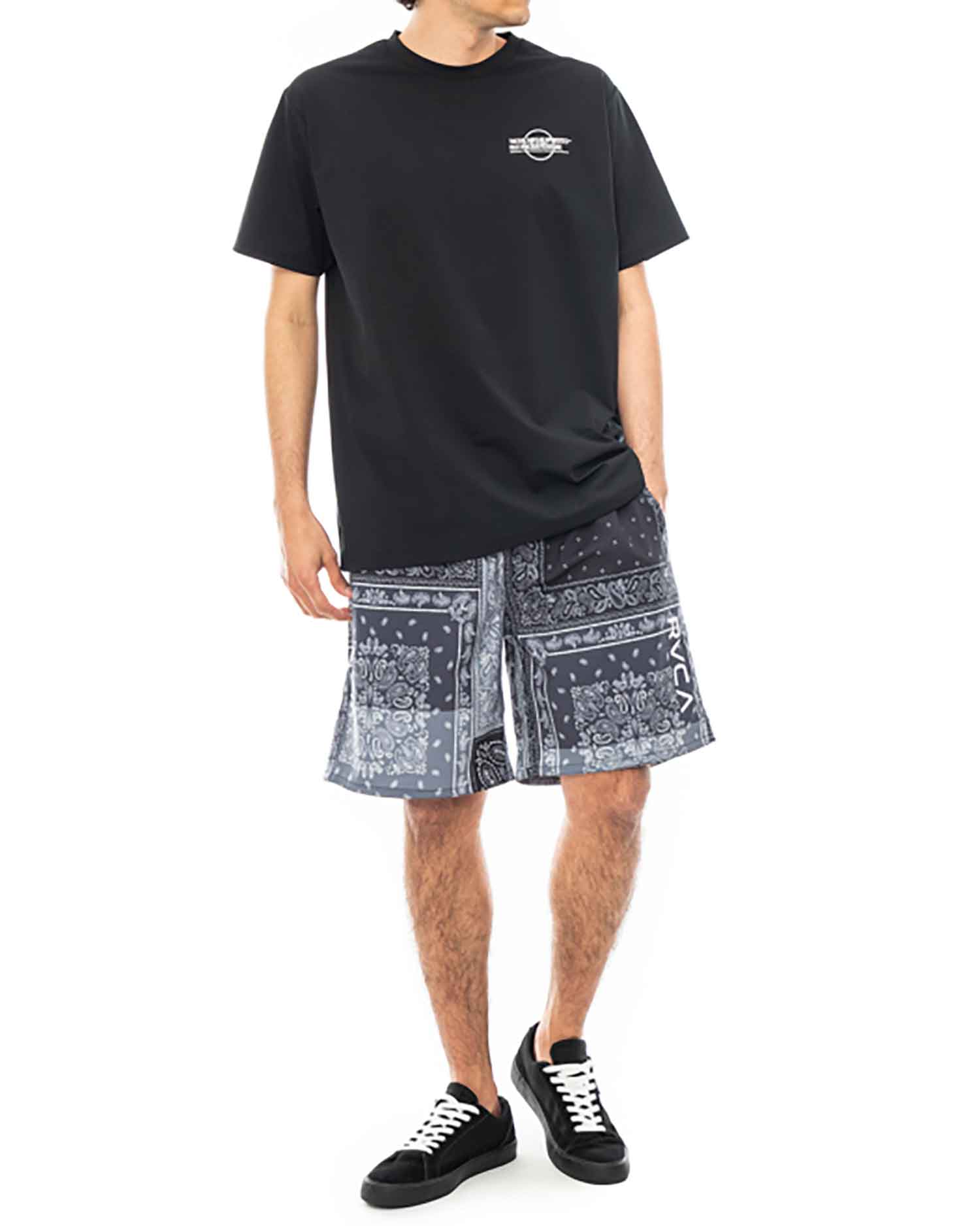 RVCA／ルーカ（ルカ）　ショーツ　　BANDANA SHORTS／バンダナ ウォーク（トレーニング）ショーツ