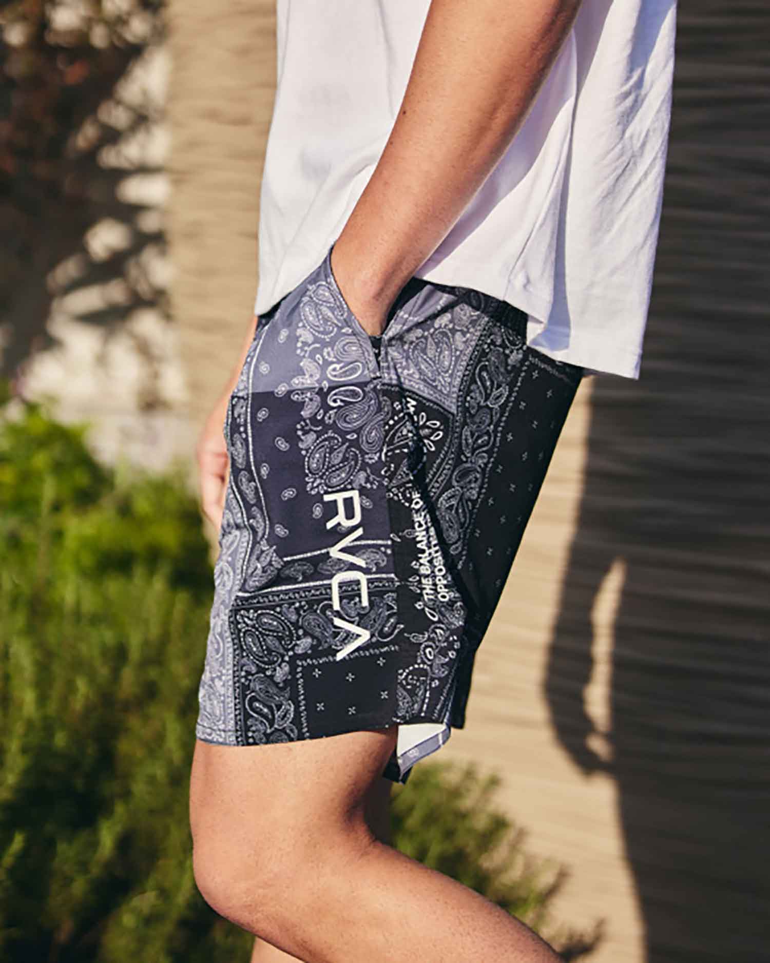 RVCA／ルーカ（ルカ）　ショーツ　　BANDANA SHORTS／バンダナ ウォーク（トレーニング）ショーツ