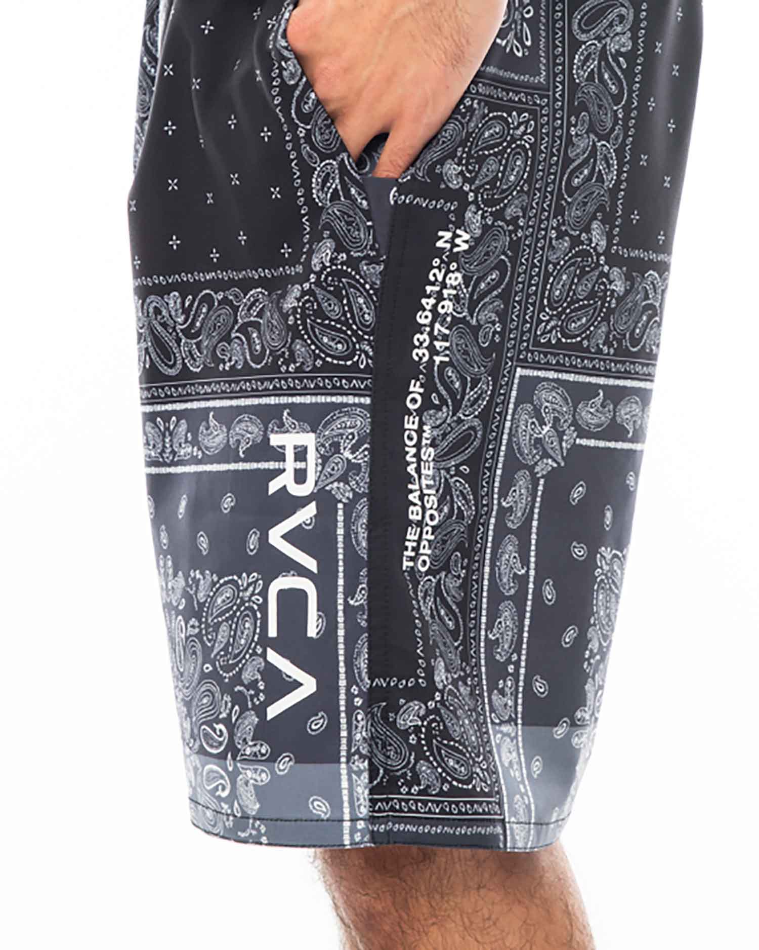 RVCA／ルーカ（ルカ）　ショーツ　　BANDANA SHORTS／バンダナ ウォーク（トレーニング）ショーツ