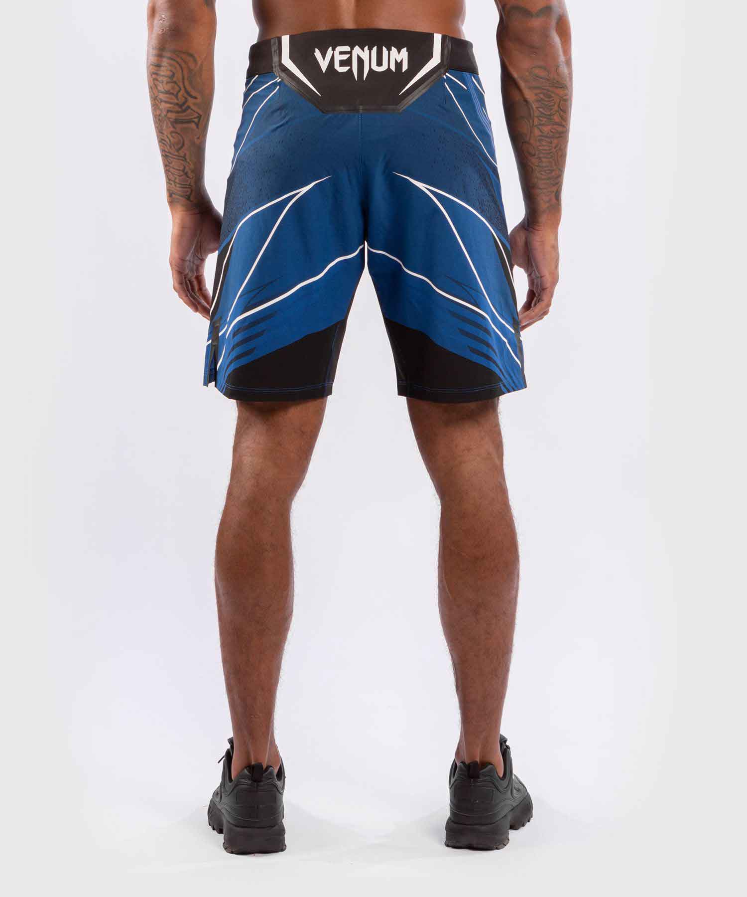 VENUM／ヴェナム　ファイトショーツ　　UFC VENUM AUTHENTIC FIGHT NIGHT MEN'S SHORTS LONG FIT／UFC VENUM オーセンティック ファイトナイト メンズ ショーツ ロング フィット（ブルー／黒）