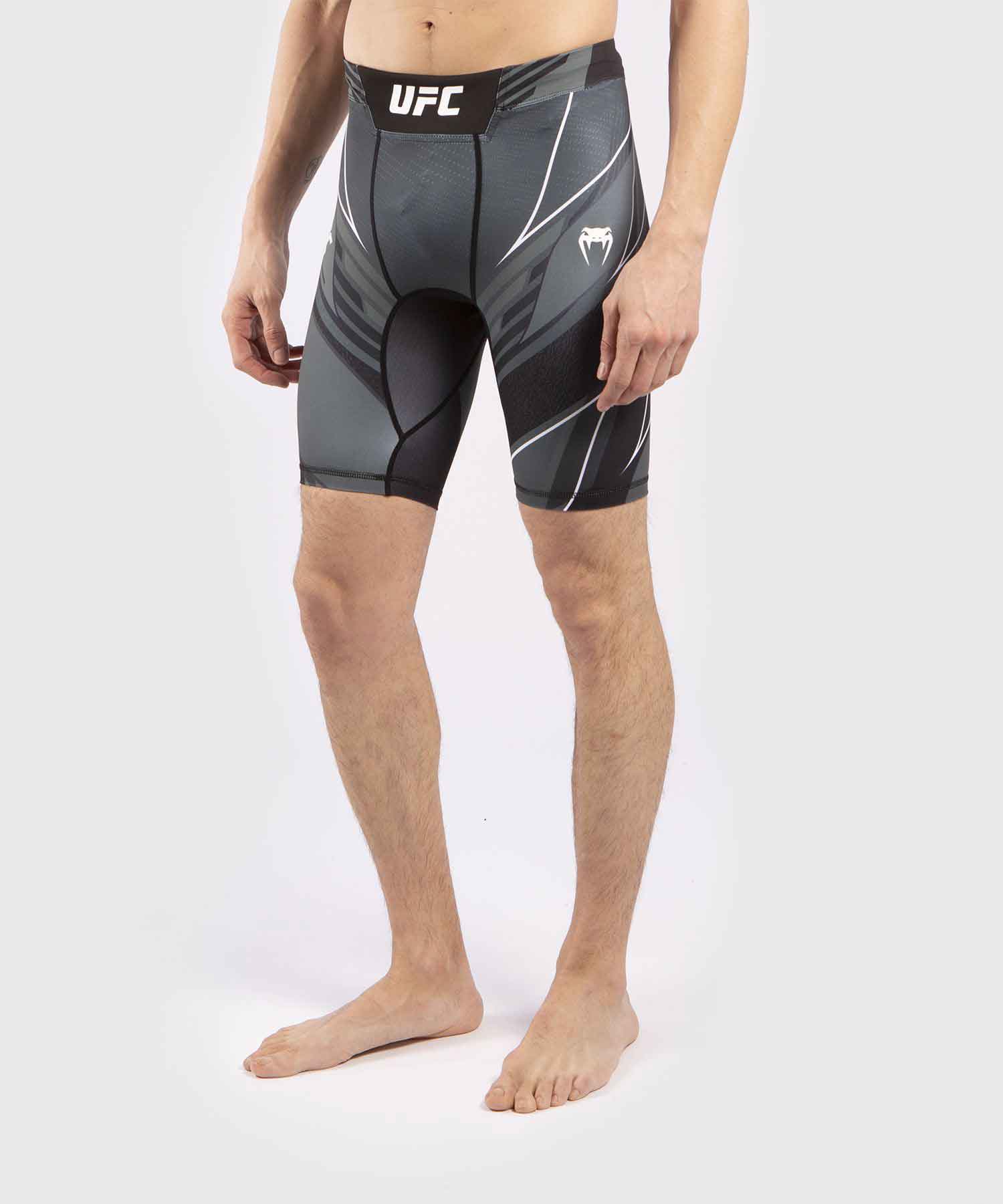 VENUM／ヴェナム　コンプレッション・バーリトゥードショーツ　　UFC VENUM PRO LINE MEN'S VALE TUDO SHORTS／UFC VENUM プロライン メンズ バーリトゥードショーツ（ダークグレー／黒）