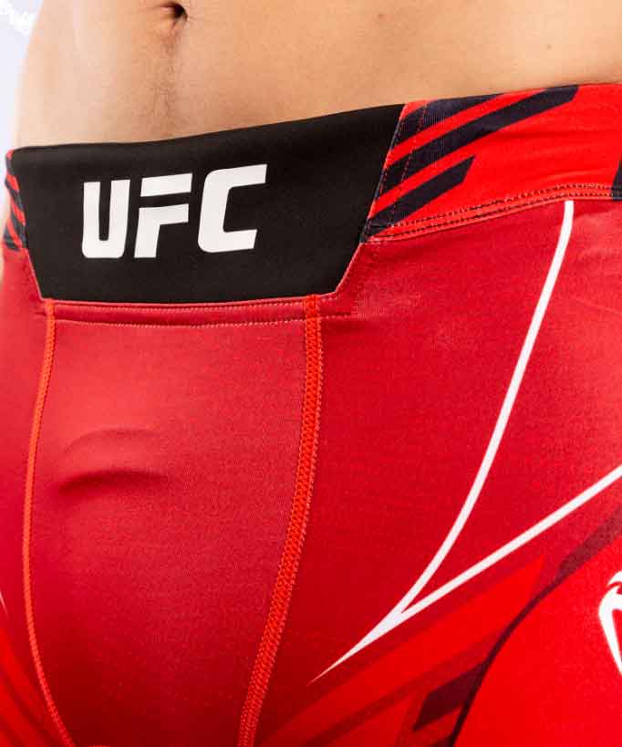 VENUM／ヴェナム　コンプレッション・バーリトゥードショーツ　　UFC VENUM PRO LINE MEN'S VALE TUDO SHORTS／UFC VENUM プロライン メンズ バーリトゥードショーツ（レッド／黒）