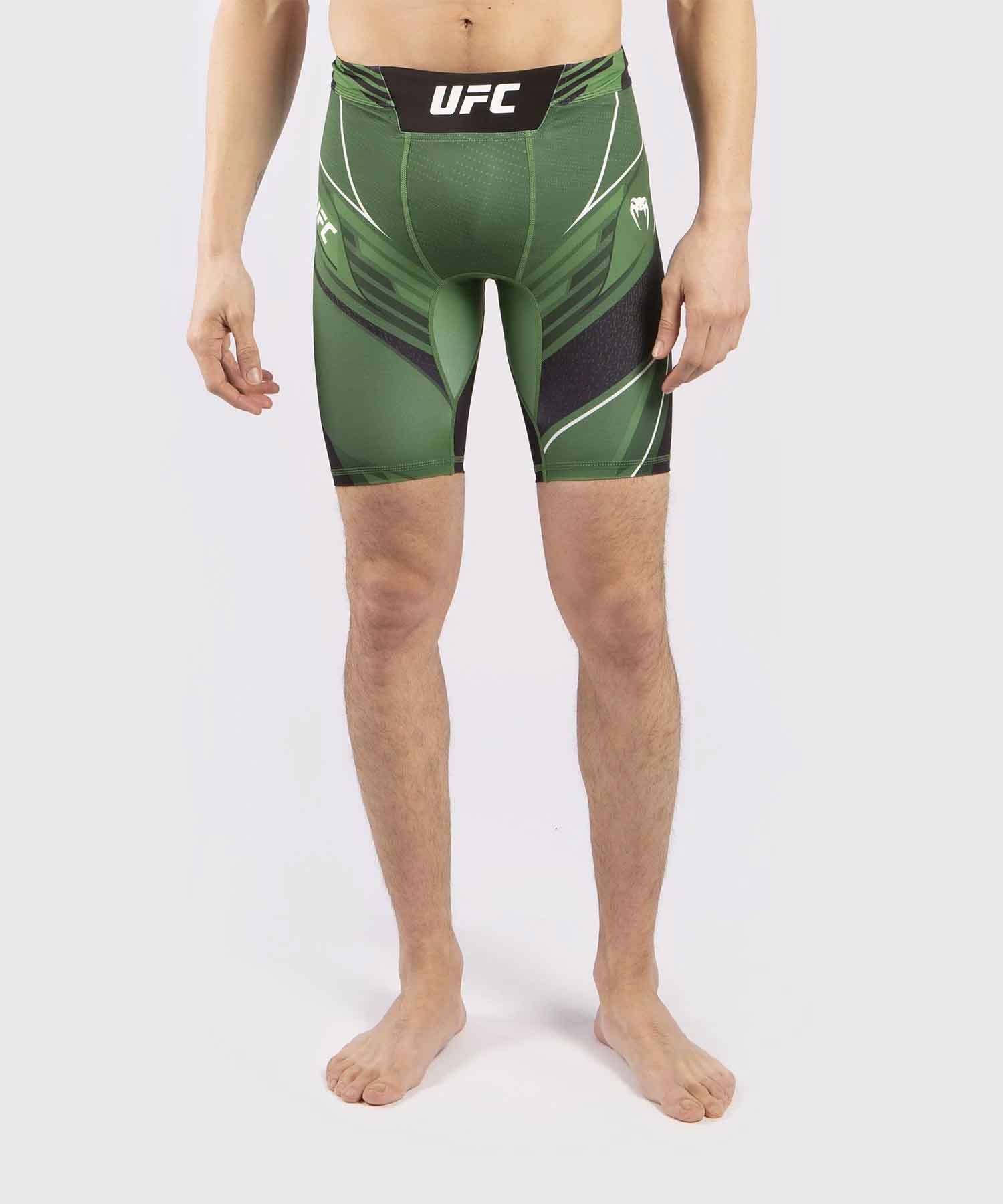 VENUM／ヴェナム　コンプレッション・バーリトゥードショーツ　　UFC VENUM PRO LINE MEN'S VALE TUDO SHORTS／UFC VENUM プロライン メンズ バーリトゥードショーツ（グリーン／黒）