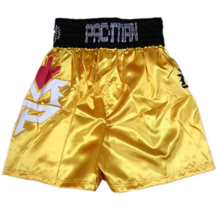 総合格闘技MMAブランド／その他　ショーツ　　MANNY PACQUIAO FIGHTSHORTS／マニー・パッキャオ ファイトショーツ（イエロー）