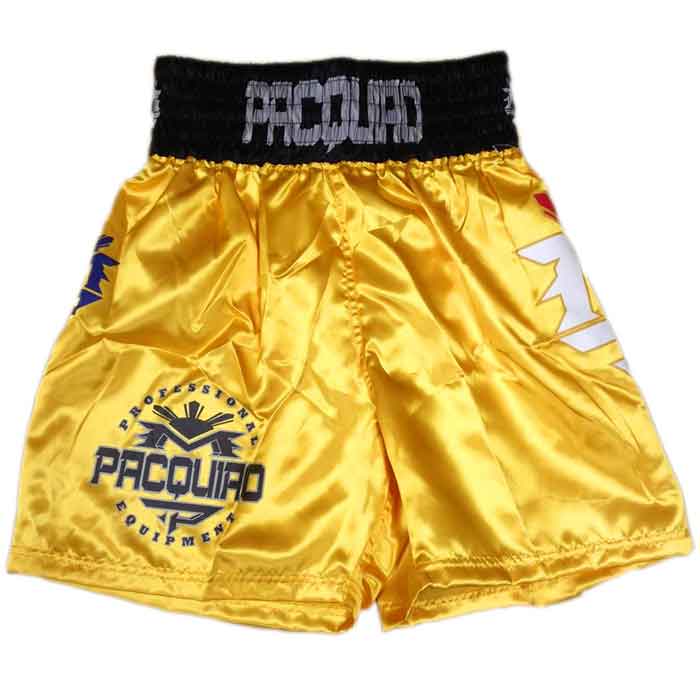 総合格闘技MMAブランド／その他　ショーツ　　MANNY PACQUIAO FIGHTSHORTS／マニー・パッキャオ ファイトショーツ（イエロー）