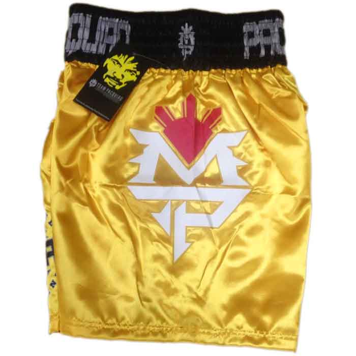 総合格闘技MMAブランド／その他　ショーツ　　MANNY PACQUIAO FIGHTSHORTS／マニー・パッキャオ ファイトショーツ（イエロー）