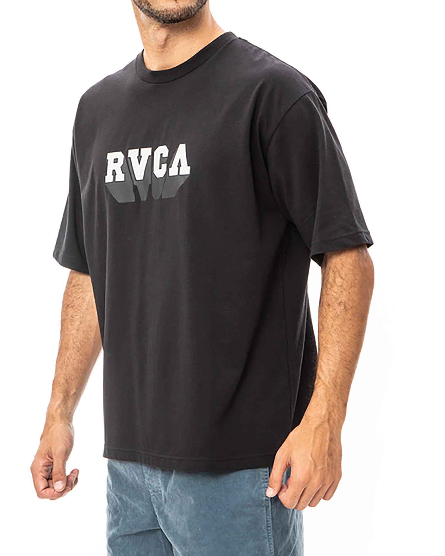 RVCA／ルーカ（ルカ）　Tシャツ　　IMPACT／インパクト Tシャツ（黒）