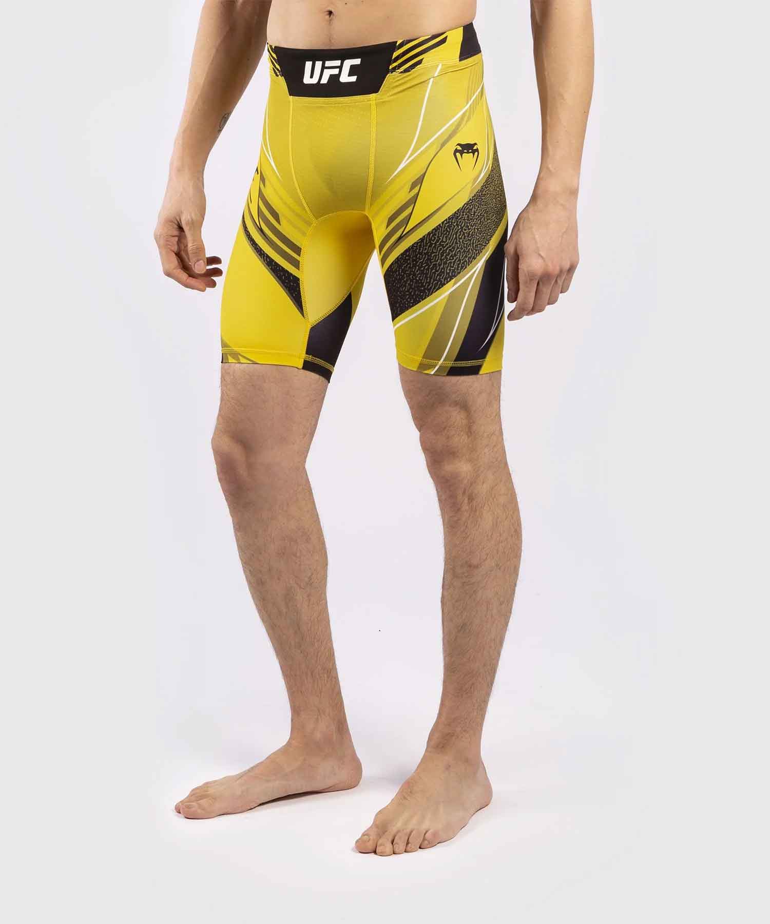 VENUM／ヴェナム　コンプレッション・バーリトゥードショーツ　　UFC VENUM PRO LINE MEN'S VALE TUDO SHORTS／UFC VENUM プロライン メンズ バーリトゥードショーツ（イエロー／黒）