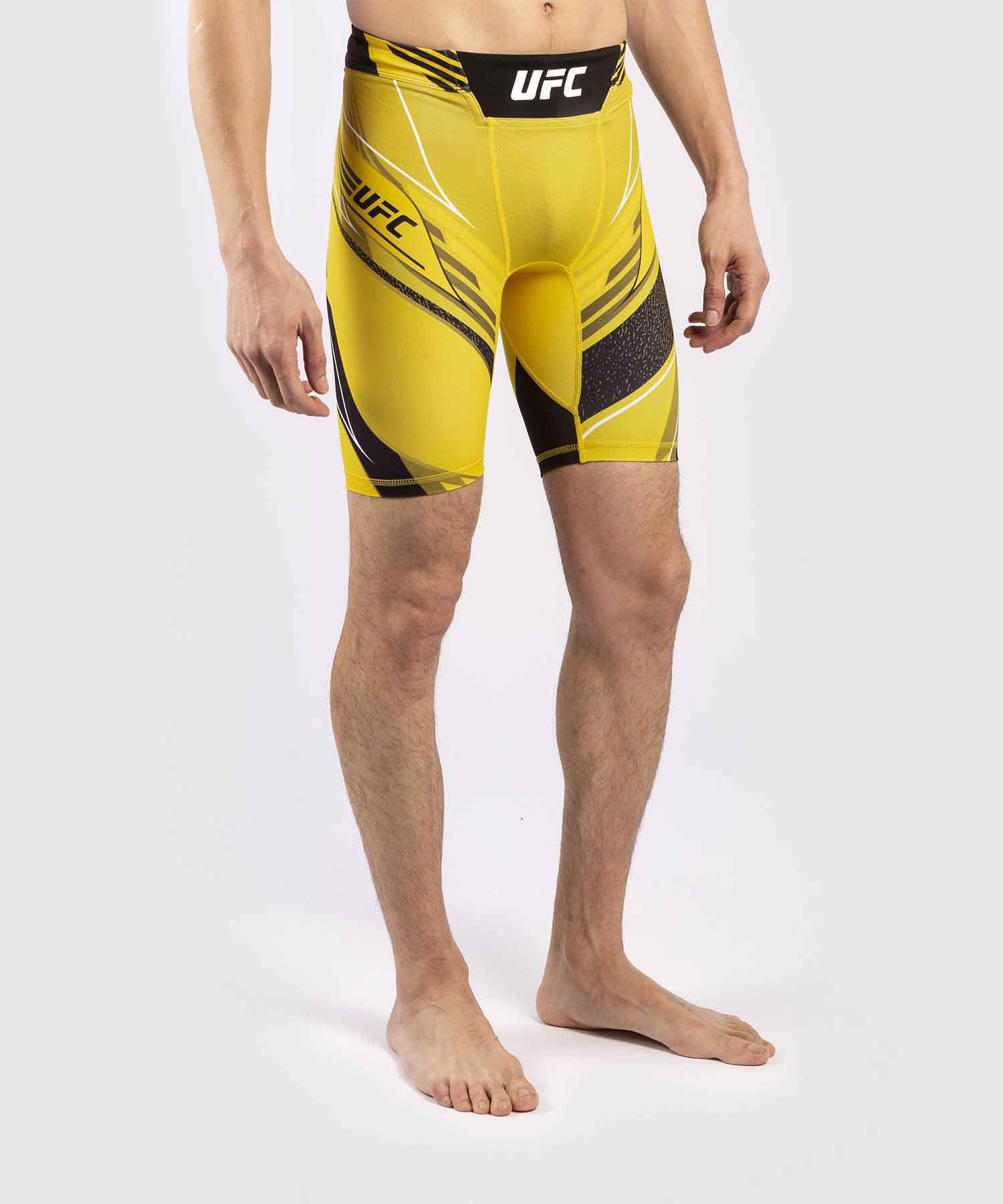 VENUM／ヴェナム　コンプレッション・バーリトゥードショーツ　　UFC VENUM PRO LINE MEN'S VALE TUDO SHORTS／UFC VENUM プロライン メンズ バーリトゥードショーツ（イエロー／黒）