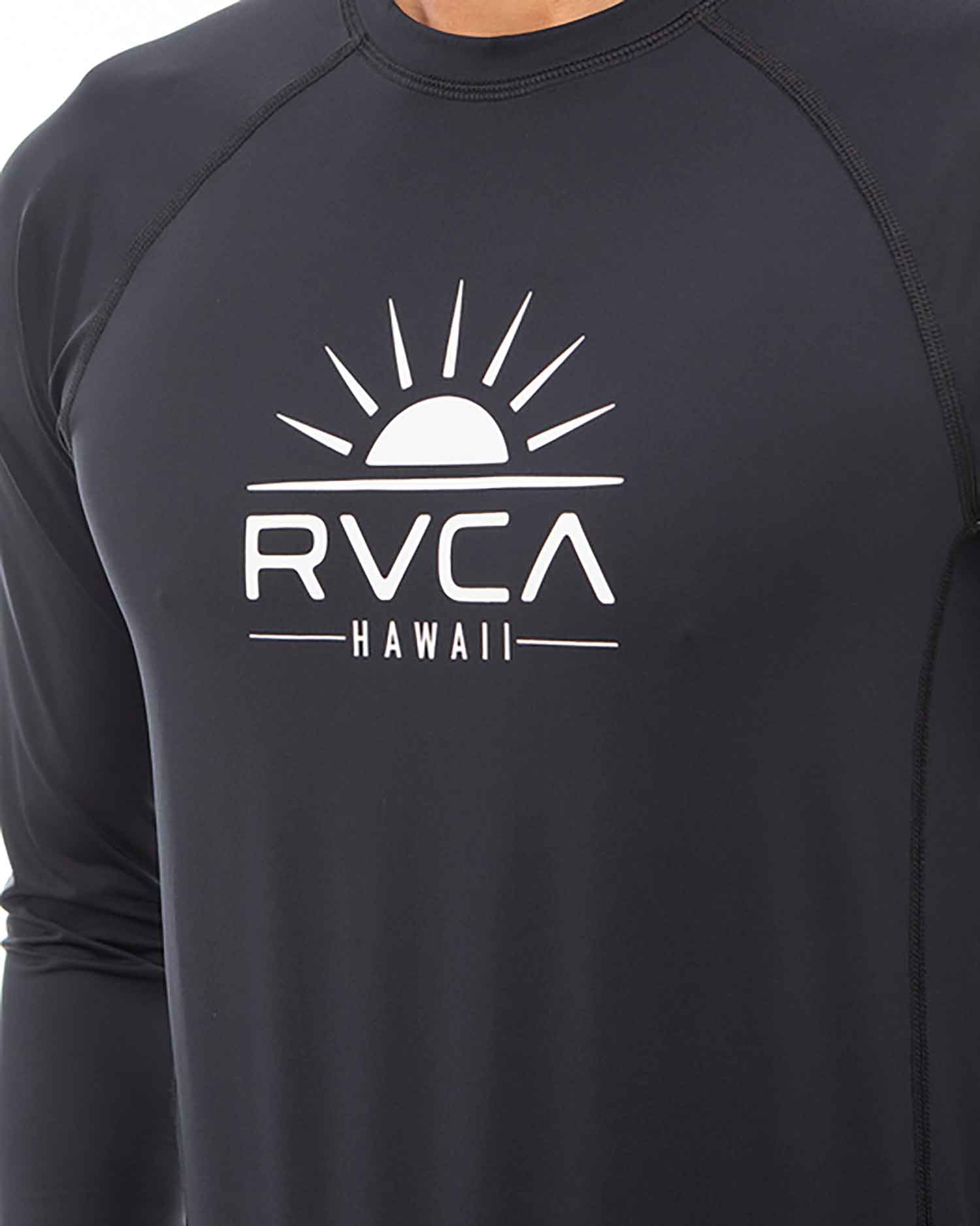 RVCA／ルーカ（ルカ）　ラッシュガード　　SUNNY HAWAII LS RASHGUARD／サニー ハワイ ロングスリーブ ラッシュガード