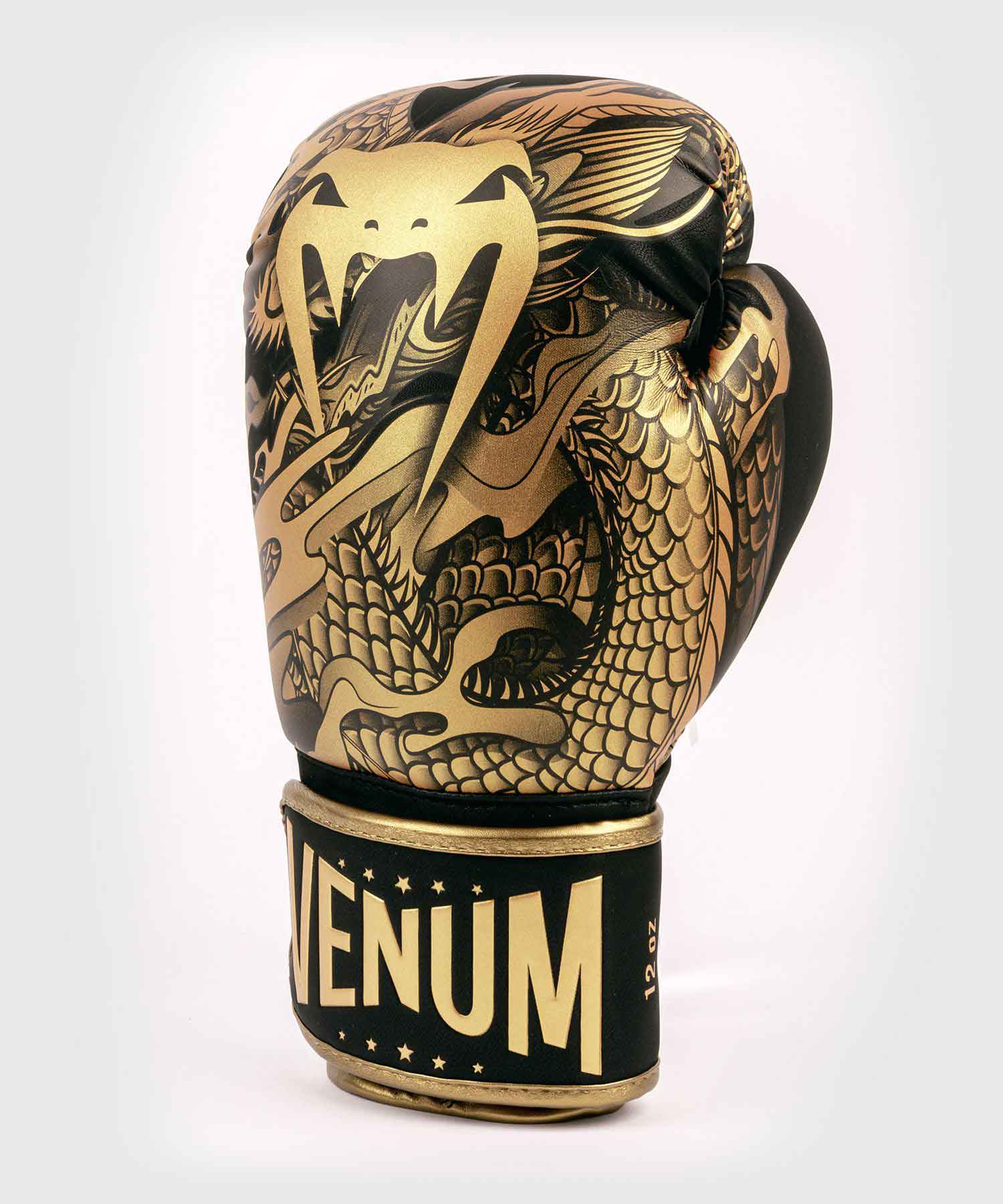 VENUM／ヴェナム　ボクシンググローブ　　DRAGON'S FLIGHT BOXING GLOVES／ドラゴンズ フライト ボクシンググローブ（黒／ブロンズ）