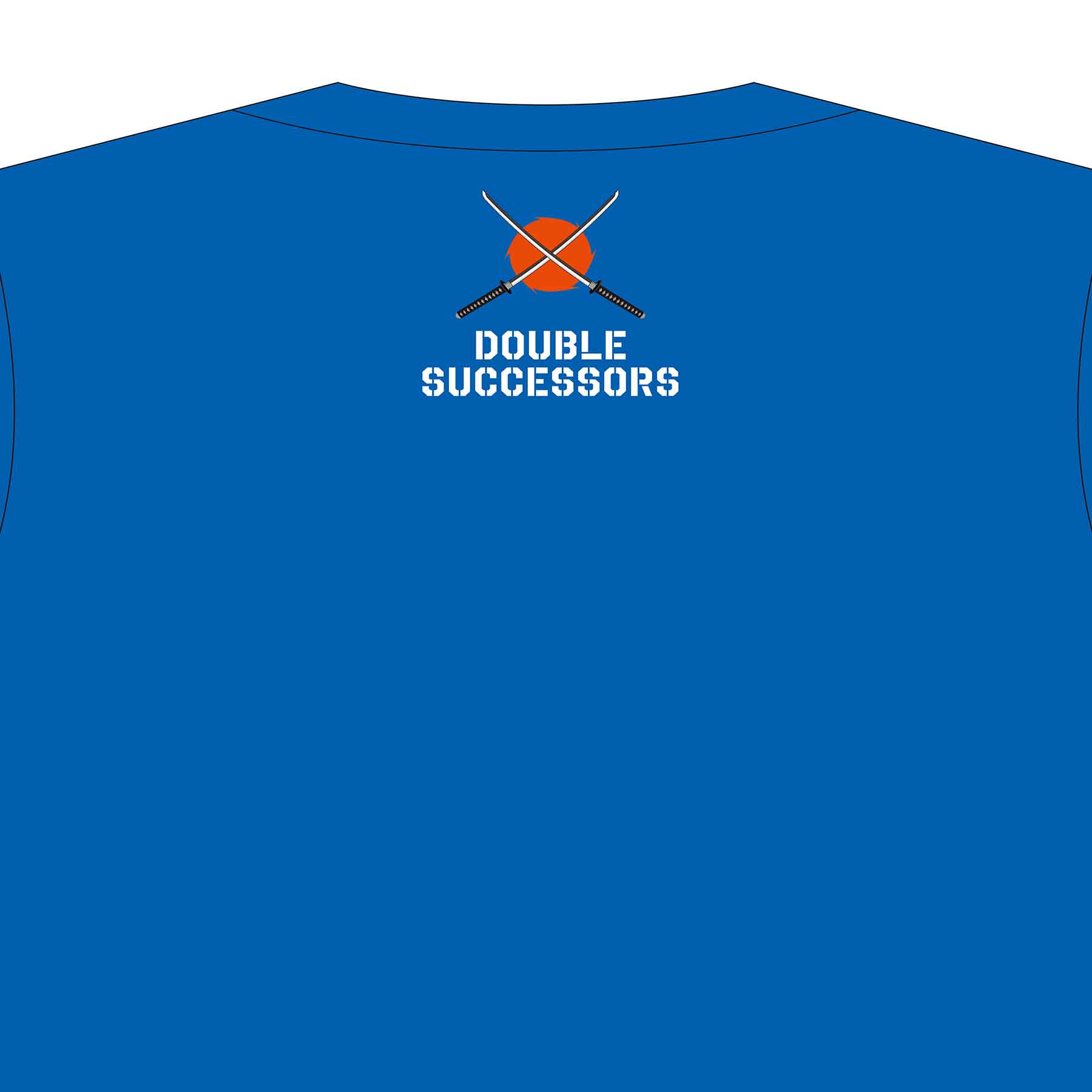 Tri-Fight／トライファイト　　YUTAKA SAITO & MASAKATSU UEDA「DOUBLE SUCCESSORS」T-SHIRT／斎藤裕 & 上田将勝「ダブル・サクセサース」Tシャツ（ユタカブルー）