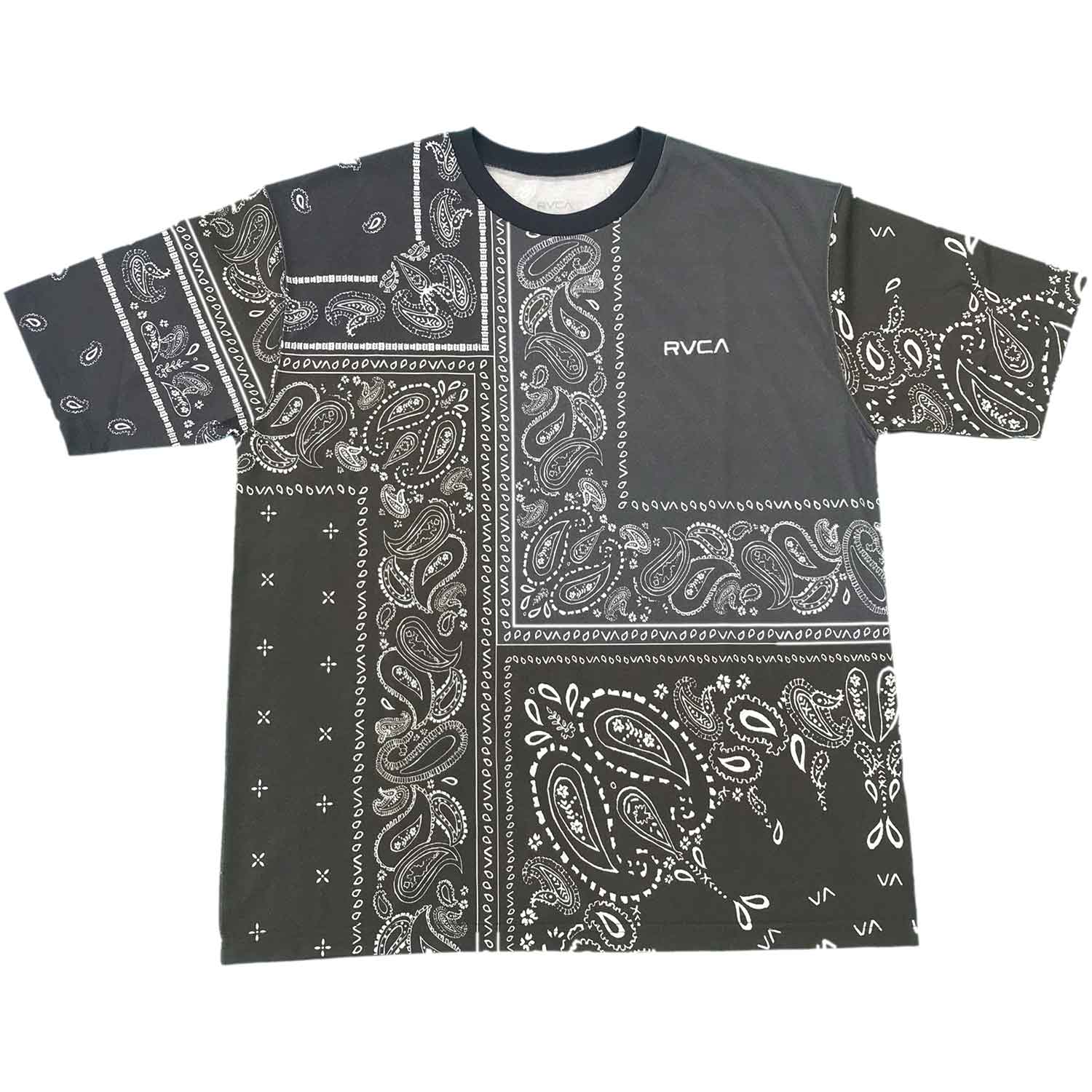 RVCA／ルーカ（ルカ）　Tシャツ　　BANDANA ARCH Tシャツ（ダークグレー）