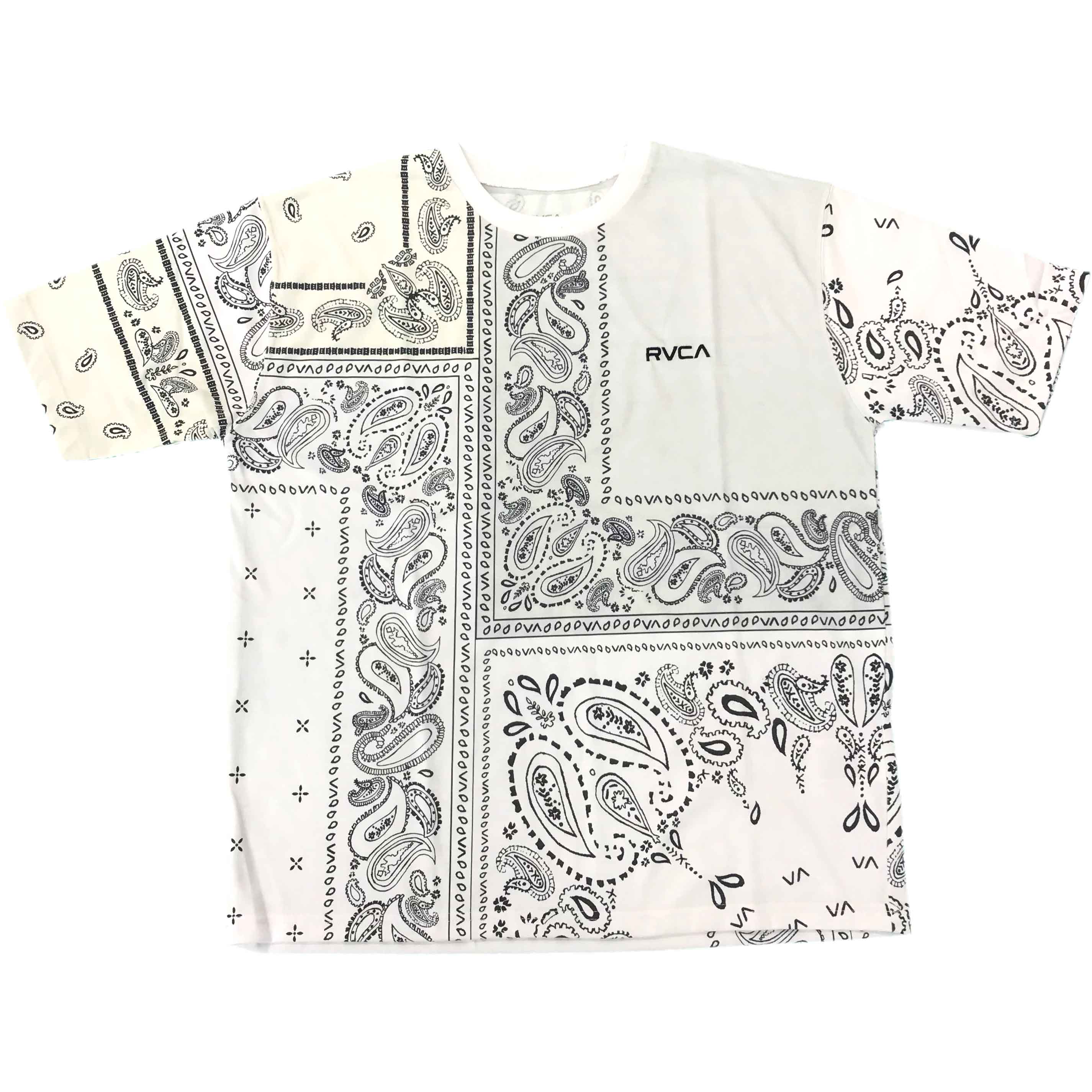 RVCA／ルーカ（ルカ）　Tシャツ　　BANDANA ARCH Tシャツ（白）