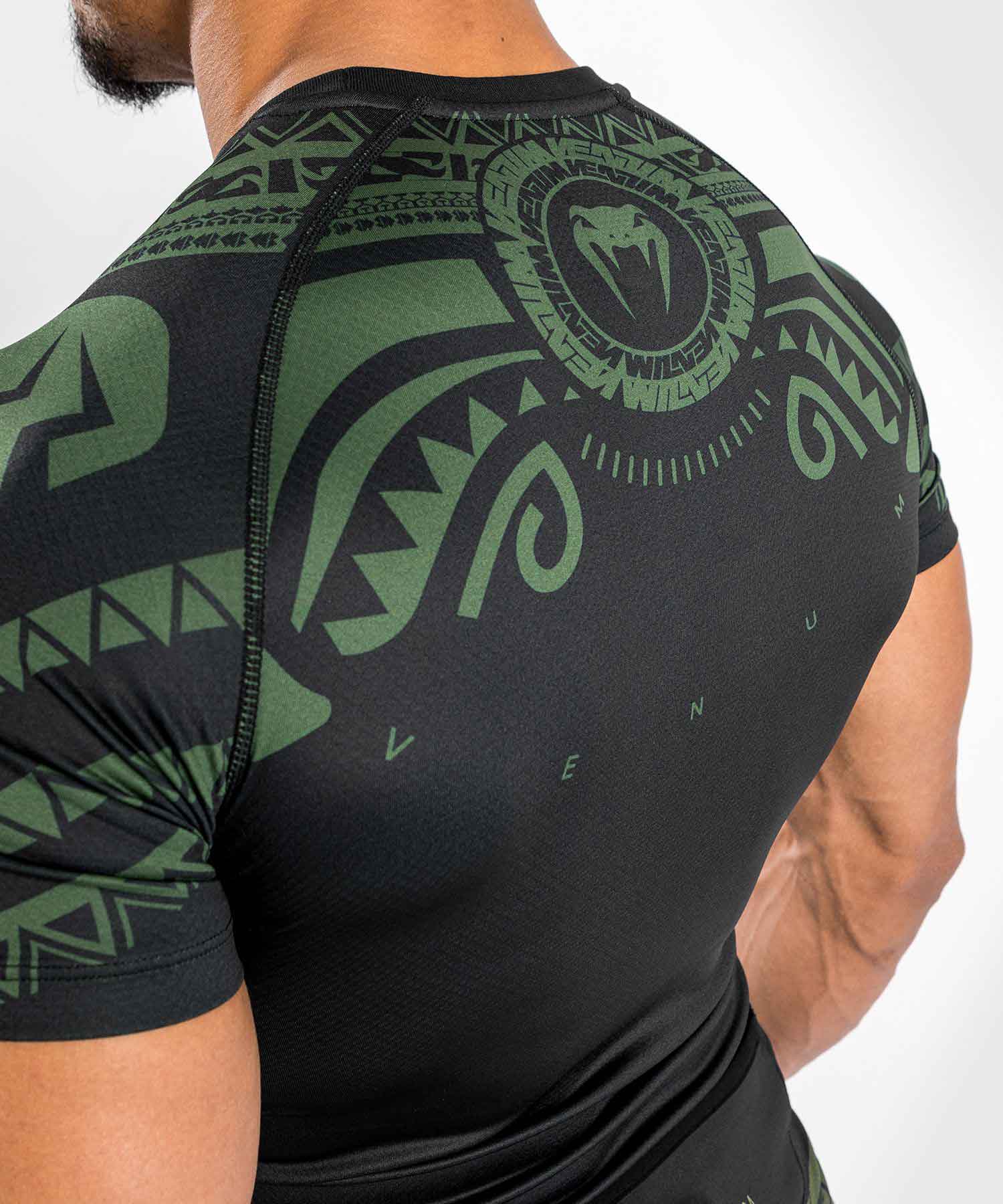 VENUM／ヴェナム　ラッシュガード　　NAKAHI RASHGUARD SHORT SLEEVES／ナカヒ ラッシュガード ショートスリーブ（黒／カーキ）