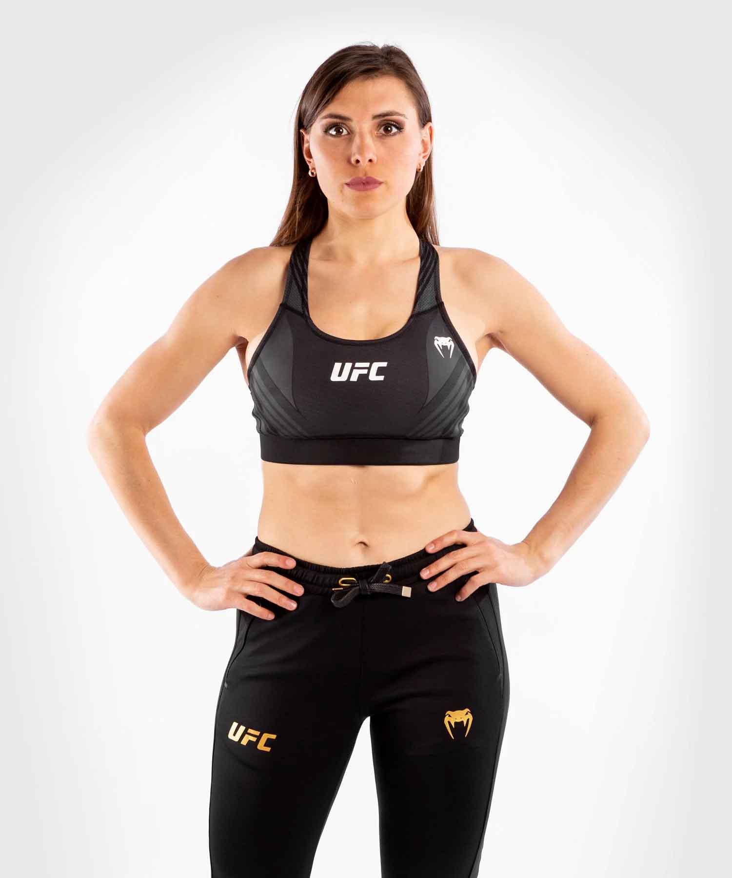 UFC VENUM AUTHENTIC FIGHT NIGHT WOMEN'S SPORT BRA／UFC VENUM オーセンティック ファイトナイト レディース スポーツブラ（黒）