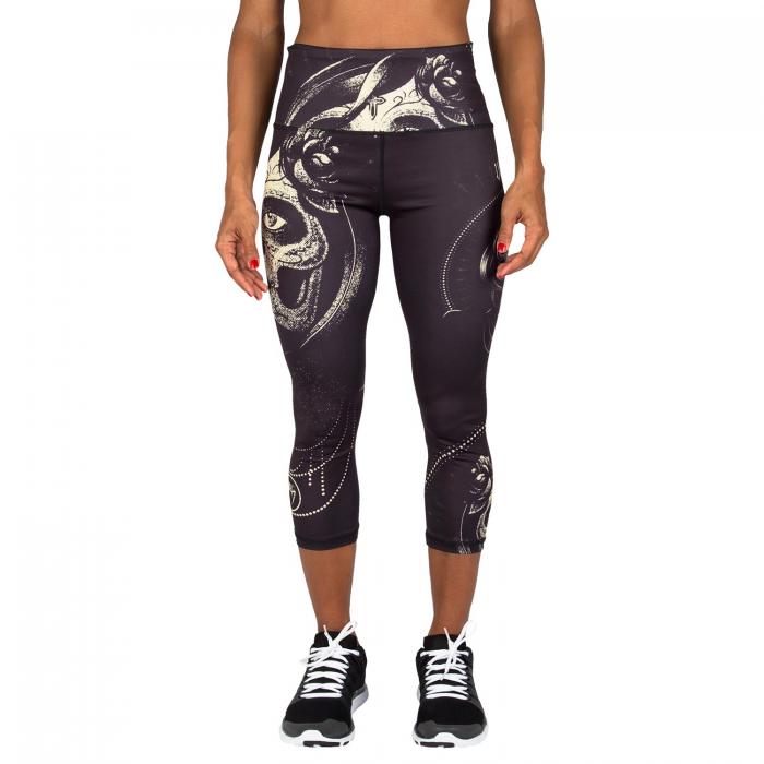 VENUM WOMEN／レディース　パンツ　　SANTA MUERTE LEGGINGS CROPS／サンタ・ムエルテ クロップドレギンス