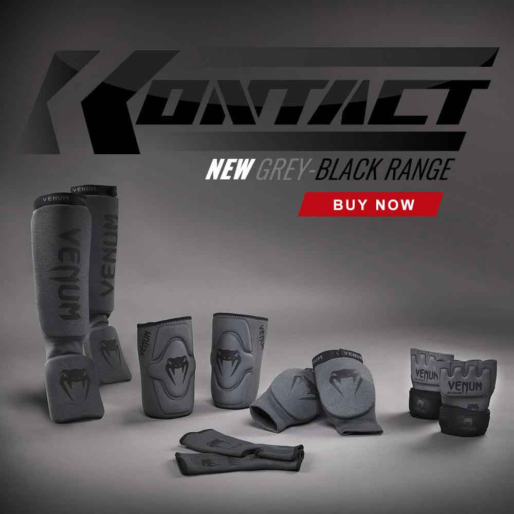 VENUM／ヴェナム　アクセサリー　VENUM WOMEN／レディース　アクセサリー　　KONTACT GEL KNEE PADS／コンタクト ジェル・ニーパッド（グレー）