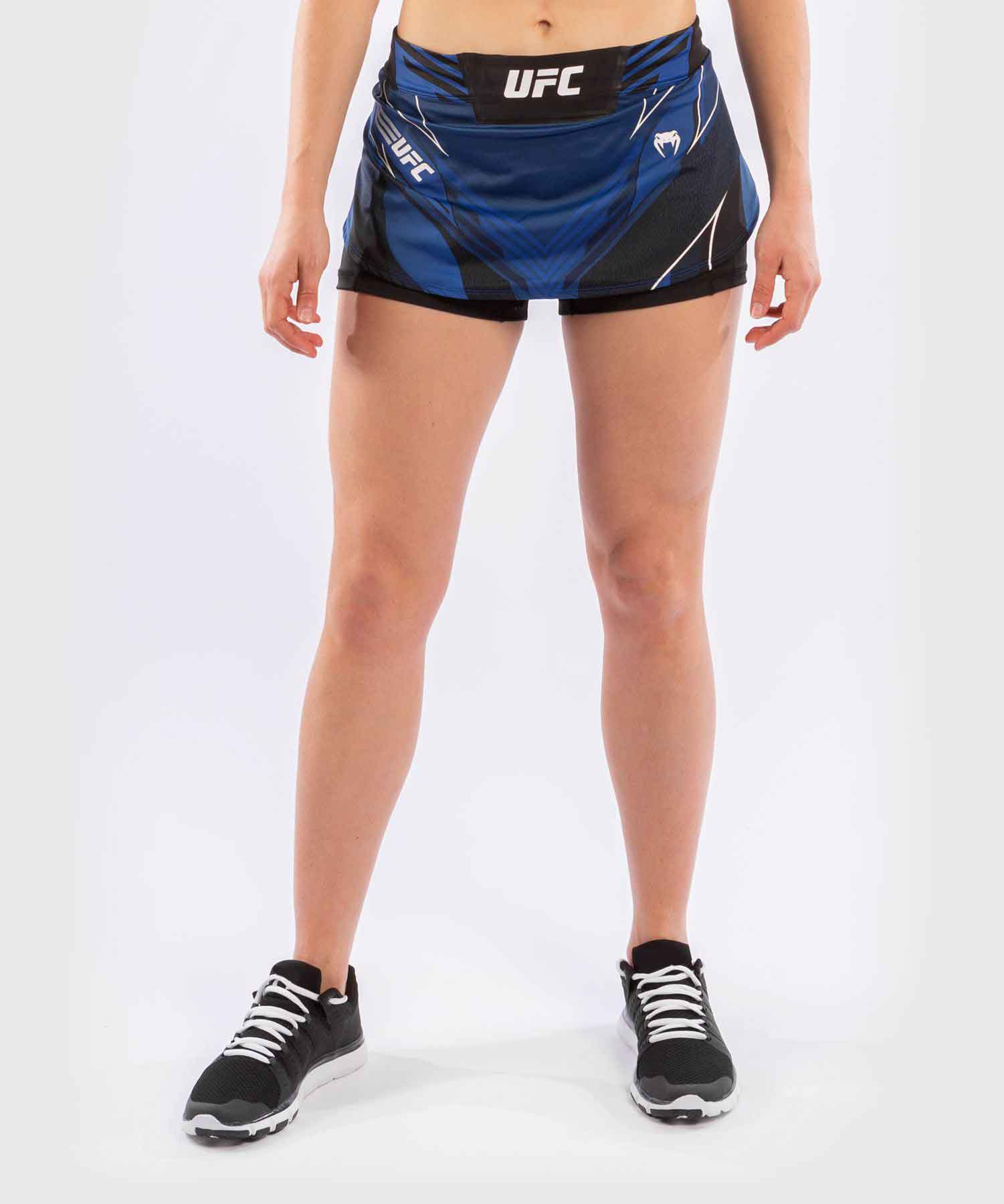 VENUM WOMEN／レディース　ファイトショーツ　　UFC VENUM AUTHENTIC FIGHT NIGHT WOMEN'S SKORT／UFC VENUM オーセンティック ファイトナイト レディース スコート（ブルー／黒）