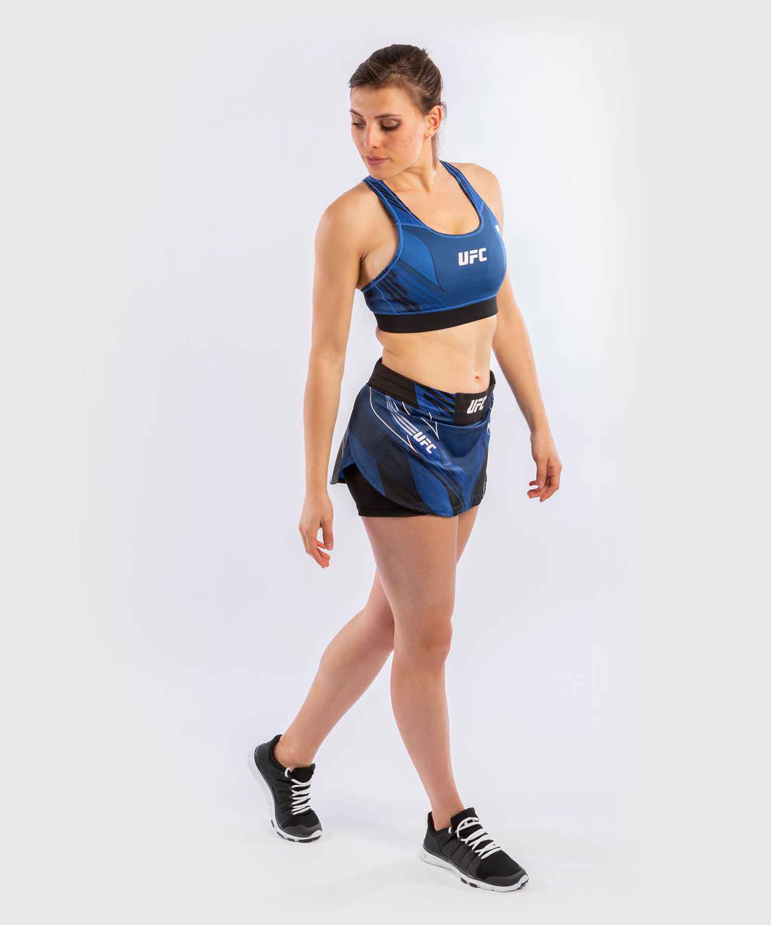 VENUM WOMEN／レディース　ファイトショーツ　　UFC VENUM AUTHENTIC FIGHT NIGHT WOMEN'S SKORT／UFC VENUM オーセンティック ファイトナイト レディース スコート（ブルー／黒）