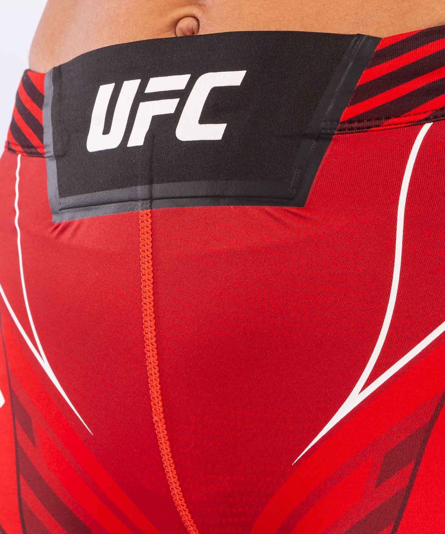 VENUM WOMEN／レディース　バーリトゥードショーツ　　UFC VENUM AUTHENTIC FIGHT NIGHT WOMEN'S VALE TUDO SHORTS SHORT FIT／UFC VENUM オーセンティック ファイトナイト レディース バーリトゥードショーツ ショートフィット（レッド／黒）