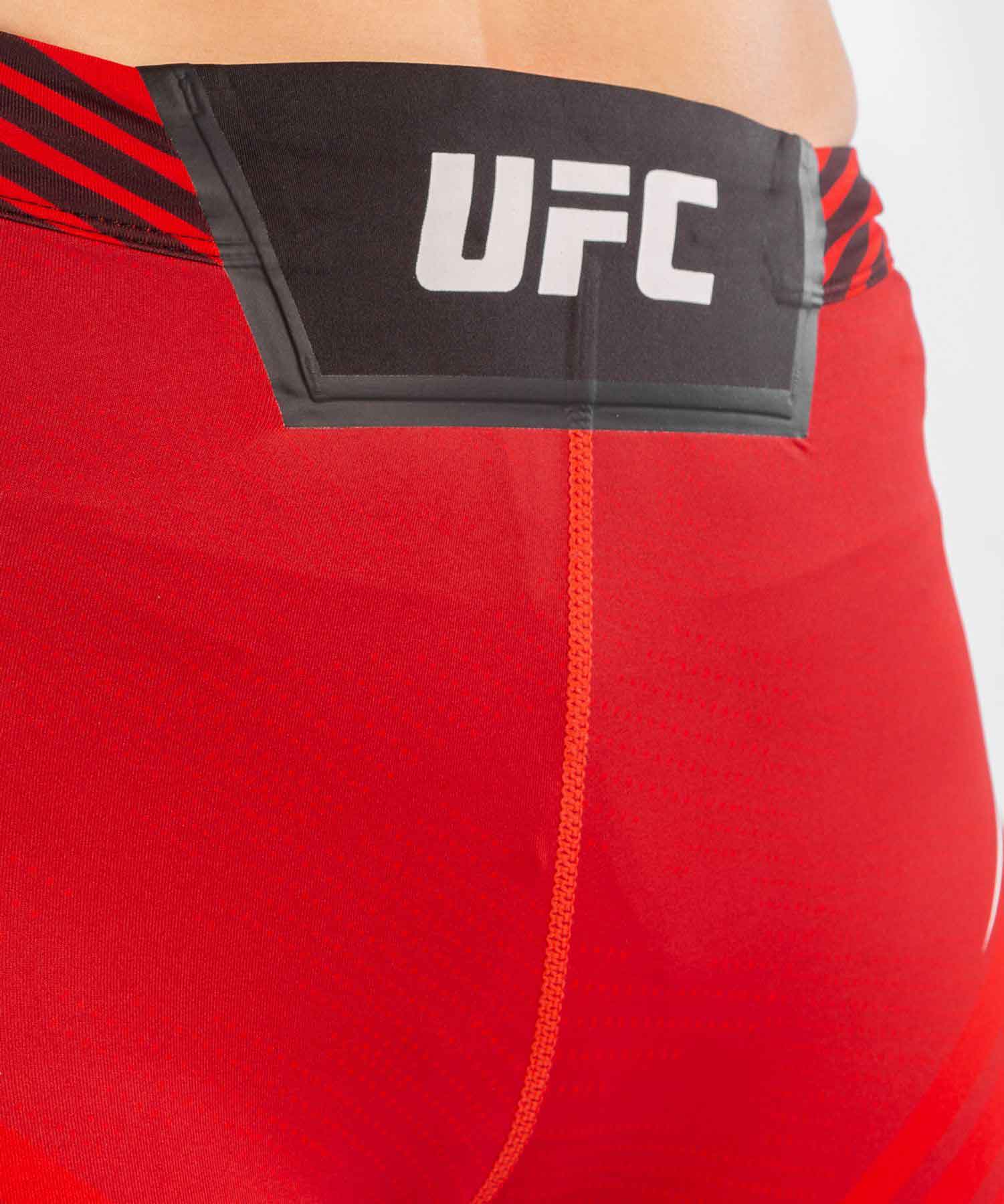 VENUM WOMEN／レディース　バーリトゥードショーツ　　UFC VENUM AUTHENTIC FIGHT NIGHT WOMEN'S VALE TUDO SHORTS LONG FIT／UFC VENUM オーセンティック ファイトナイト レディース バーリトゥードショーツ ロングフィット（レッド／黒）