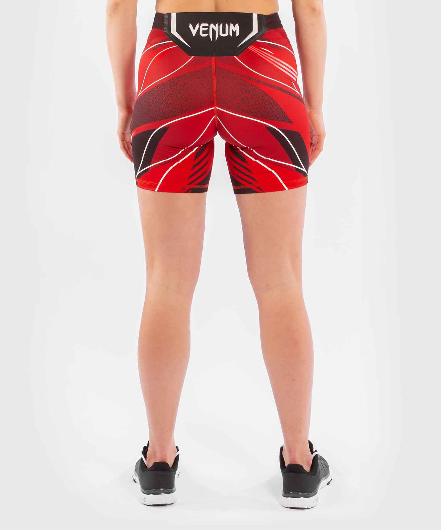 VENUM WOMEN／レディース　バーリトゥードショーツ　　UFC VENUM AUTHENTIC FIGHT NIGHT WOMEN'S VALE TUDO SHORTS LONG FIT／UFC VENUM オーセンティック ファイトナイト レディース バーリトゥードショーツ ロングフィット（レッド／黒）