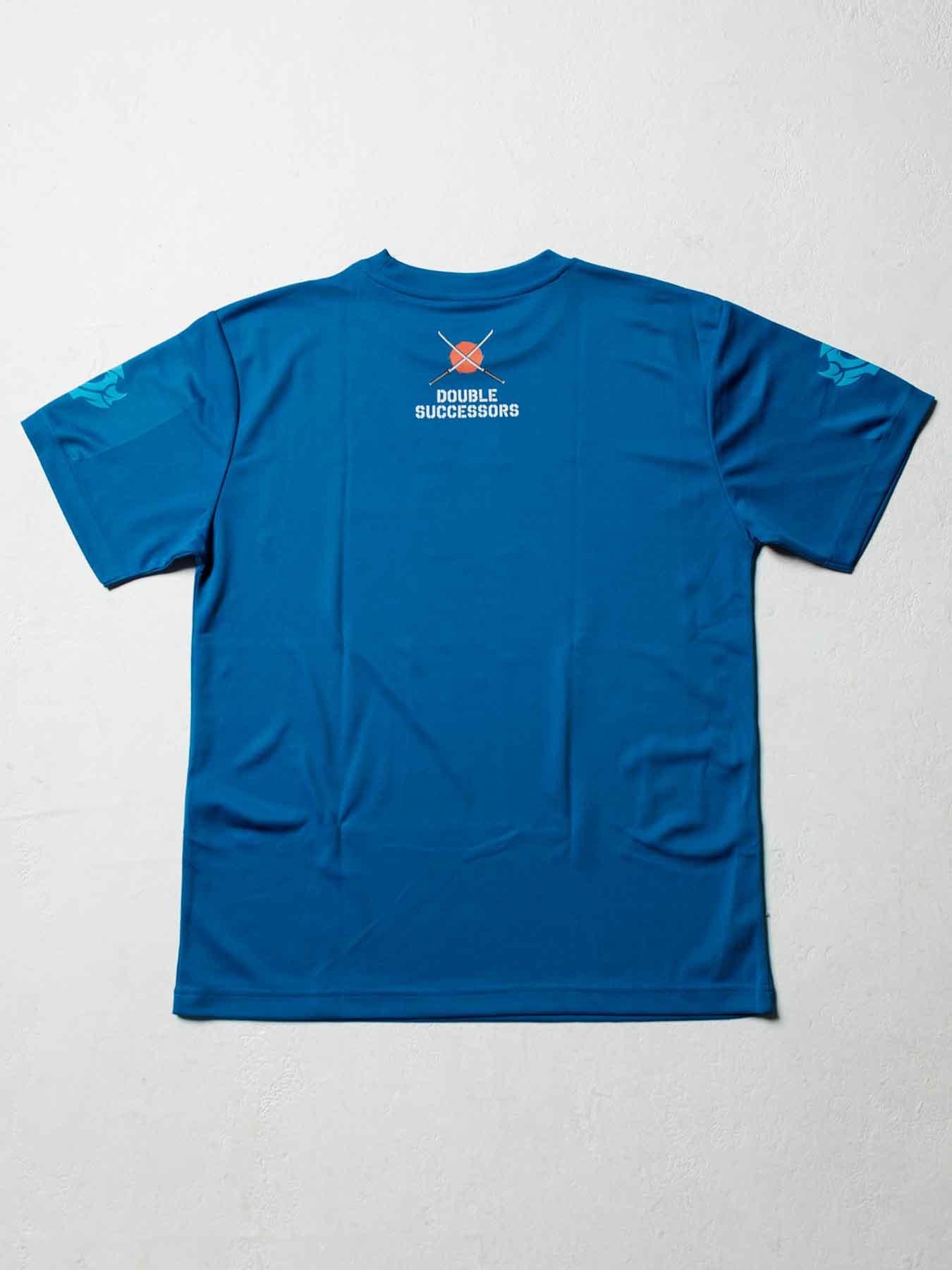 Tri-Fight／トライファイト　　YUTAKA SAITO & MASAKATSU UEDA「DOUBLE SUCCESSORS」DRY-FIT T-SHIRT／斎藤裕 & 上田将勝「ダブル・サクセサース」ドライフィットTシャツ（ユタカブルー）