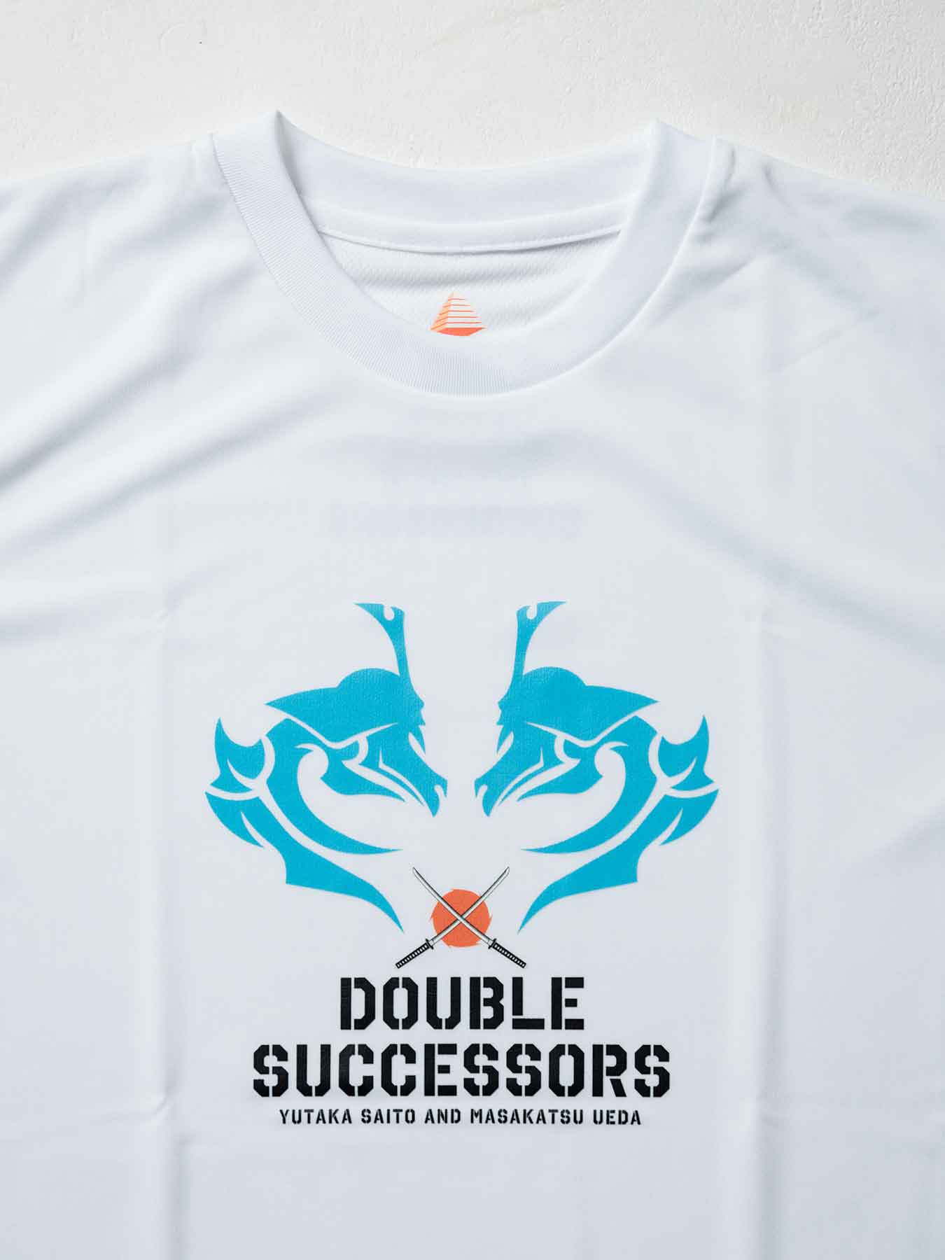 Tri-Fight／トライファイト　　YUTAKA SAITO & MASAKATSU UEDA「DOUBLE SUCCESSORS」DRY-FIT T-SHIRT／斎藤裕 & 上田将勝「ダブル・サクセサース」ドライフィットTシャツ（白）