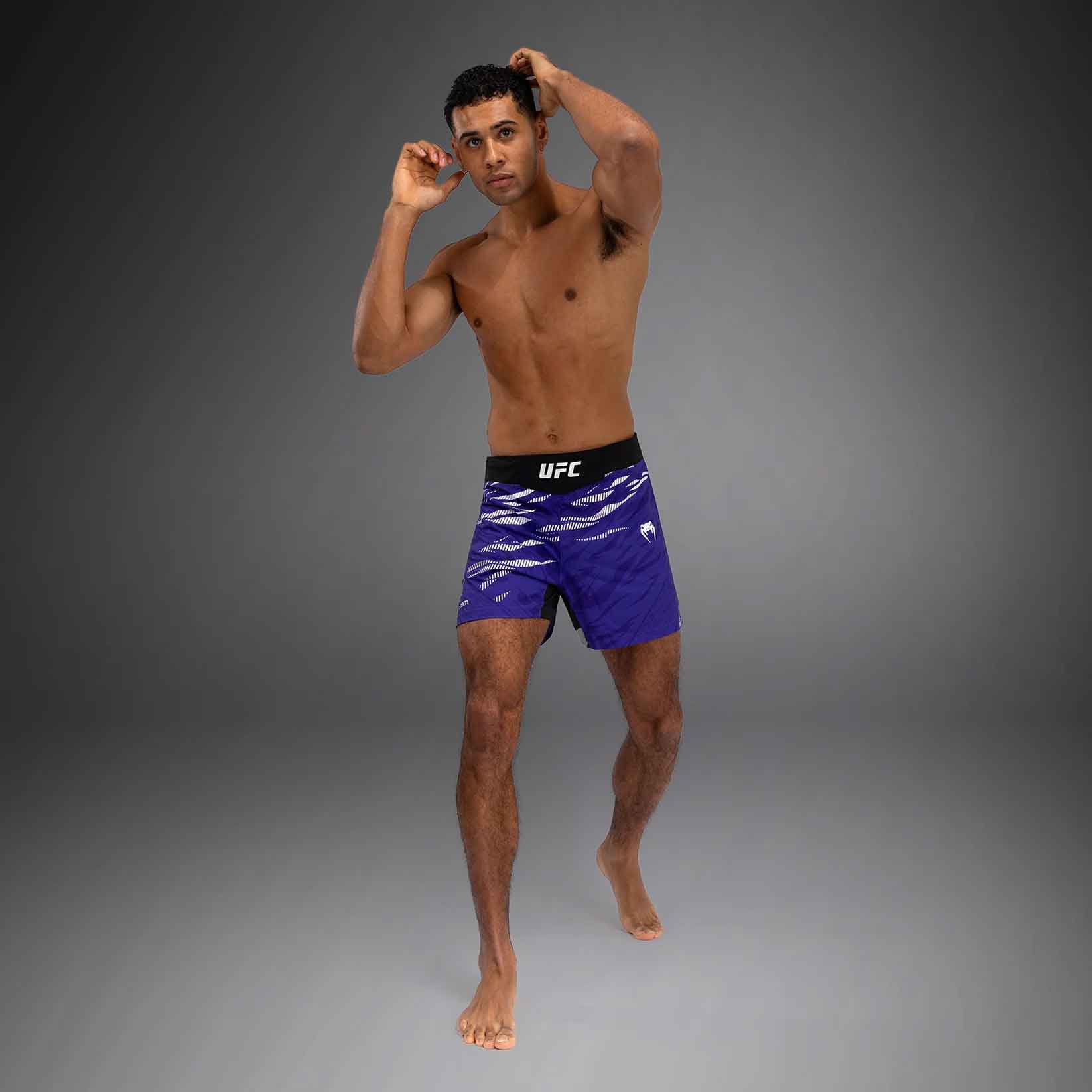 VENUM／ヴェナム　ファイトショーツ　　UFC Fusion by Venum Authentic Fight Night Men’s Fight Short Short Fit／UFC フュージョン by ヴェナム オーセンティック ファイトナイト メンズ ファイトショーツ ショートフィット（パープル）