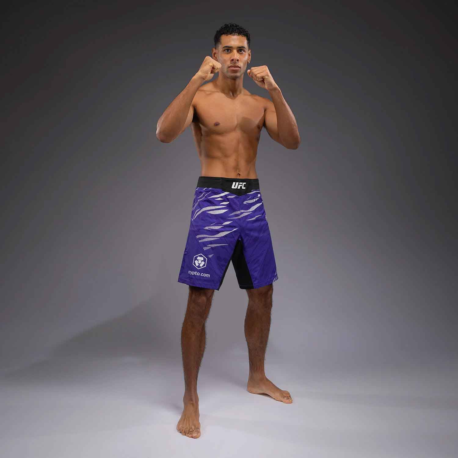 VENUM／ヴェナム　ファイトショーツ　　UFC Fusion by Venum Authentic Fight Night Men’s Fight Short Long Fit／UFC フュージョン by ヴェナム オーセンティック ファイトナイト メンズ ファイトショーツ ロングフィット（パープル）