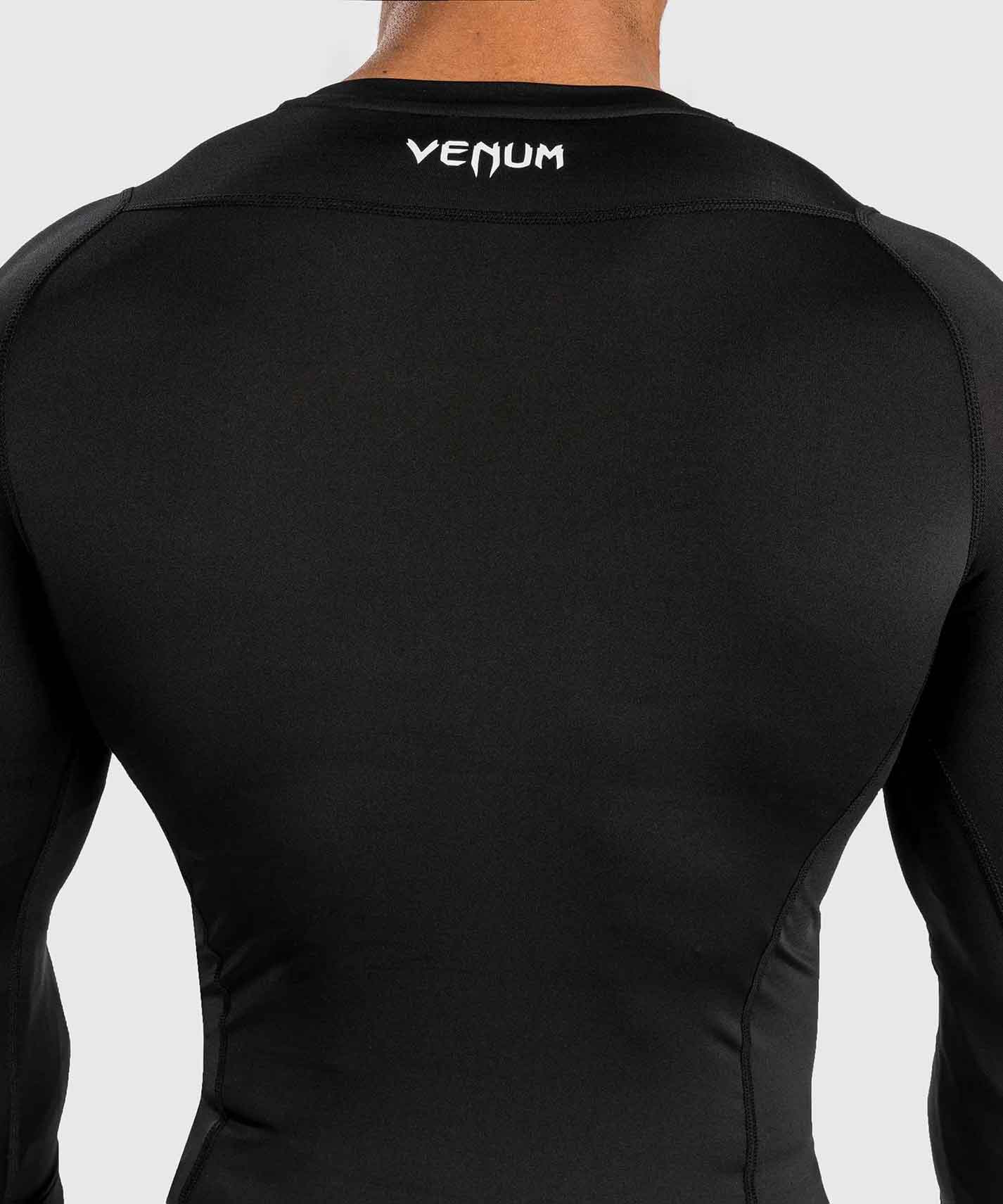 VENUM／ヴェナム　ラッシュガード　　Attack Men's Long Sleeve Rashguard／アタック メンズ ロングスリーブ ラッシュガード（黒／グレー）