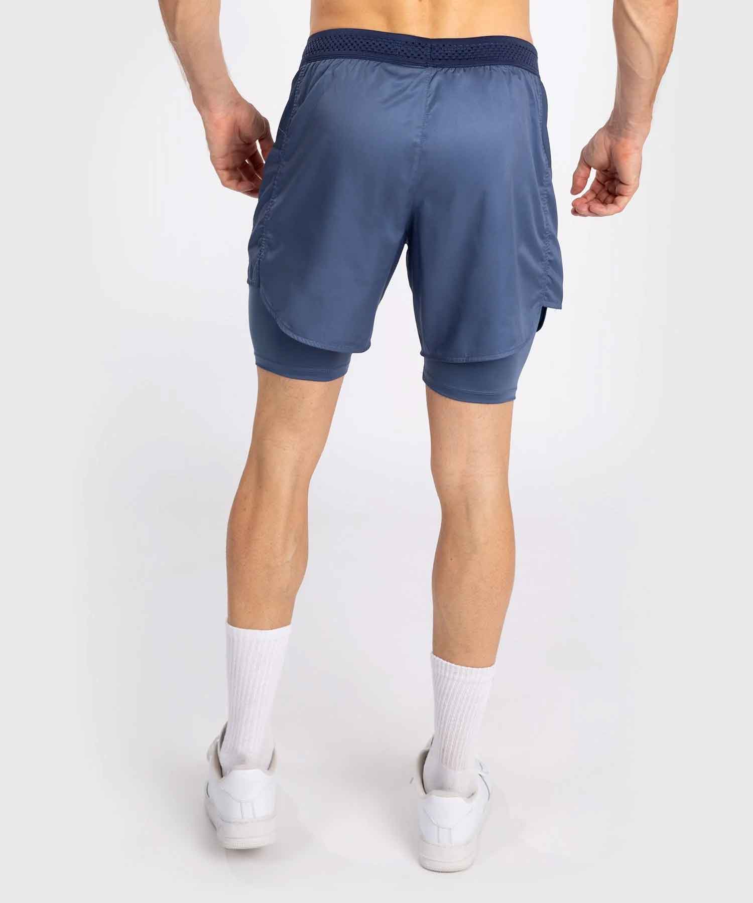 VENUM／ヴェナム　ファイトショーツ　　Attack Men's Fight Shorts／アタック メンズ ファイトショーツ（ライトネイビーブルー／ブルー）