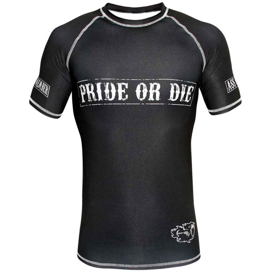 PRIDE OR DIE(PRiDEorDiE)／プライド オア ダイ　ラッシュガード　　FIGHT CLUB Rashguard／ファイトクラブ ラッシュガード