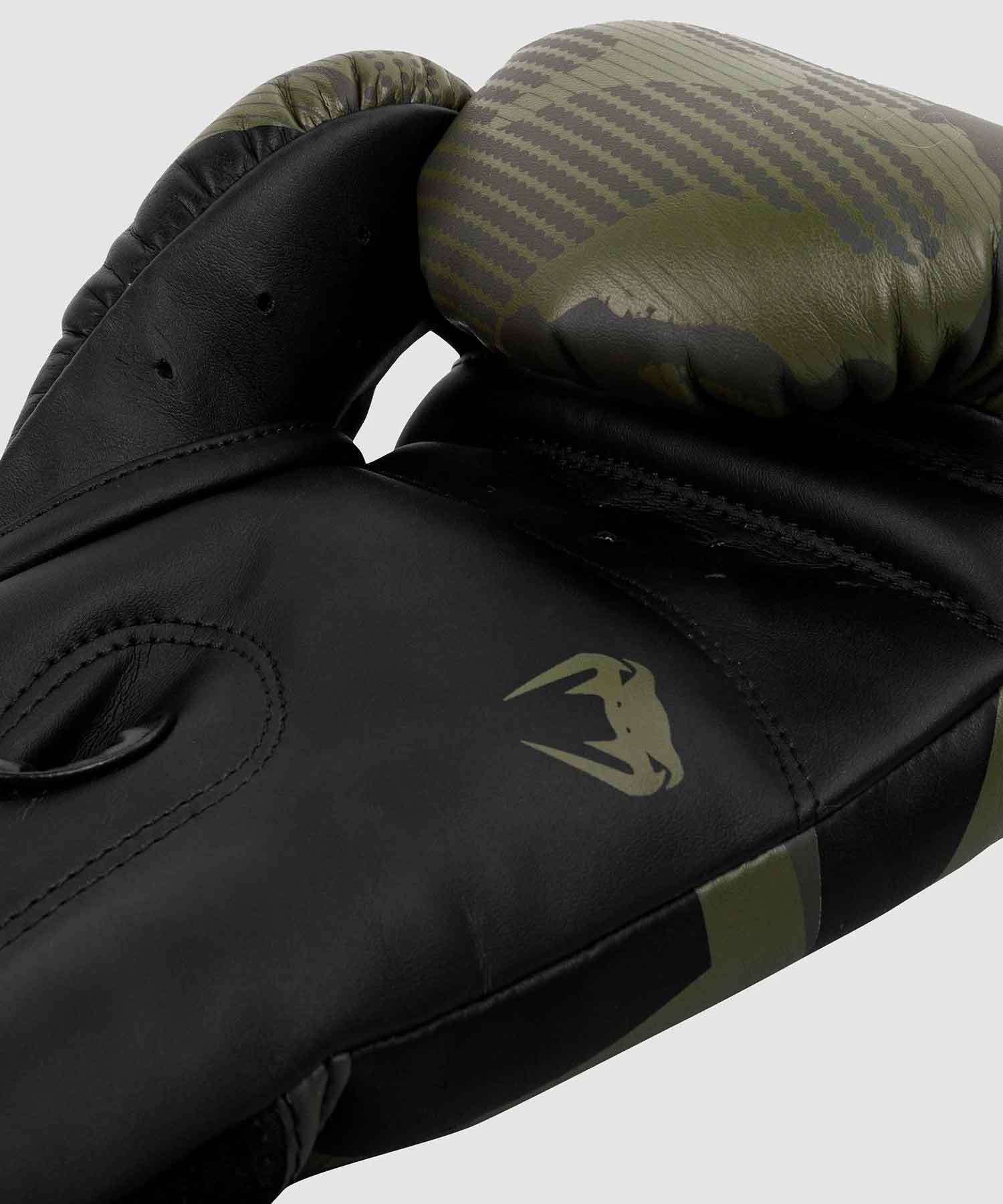 VENUM／ヴェナム　ボクシンググローブ　　ELITE BOXING GLOVES／エリート ボクシンググローブ（カーキカモ／黒）