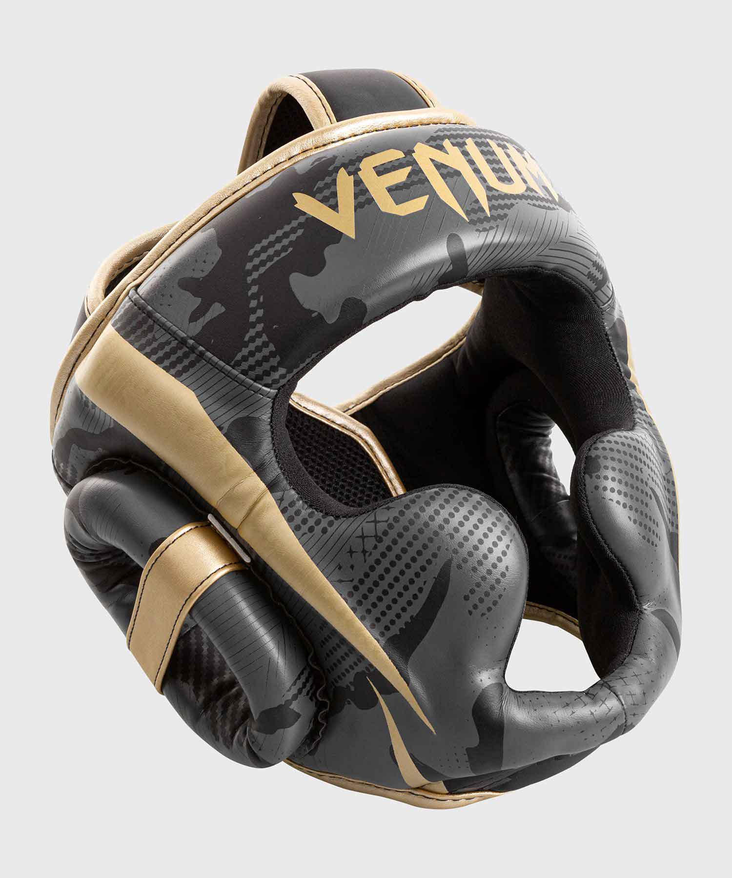 VENUM／ヴェナム　ヘッドギア　　ELITE BOXING HEADGEAR／エリート ボクシング ヘッドギア（ダークカモ／ゴールド）