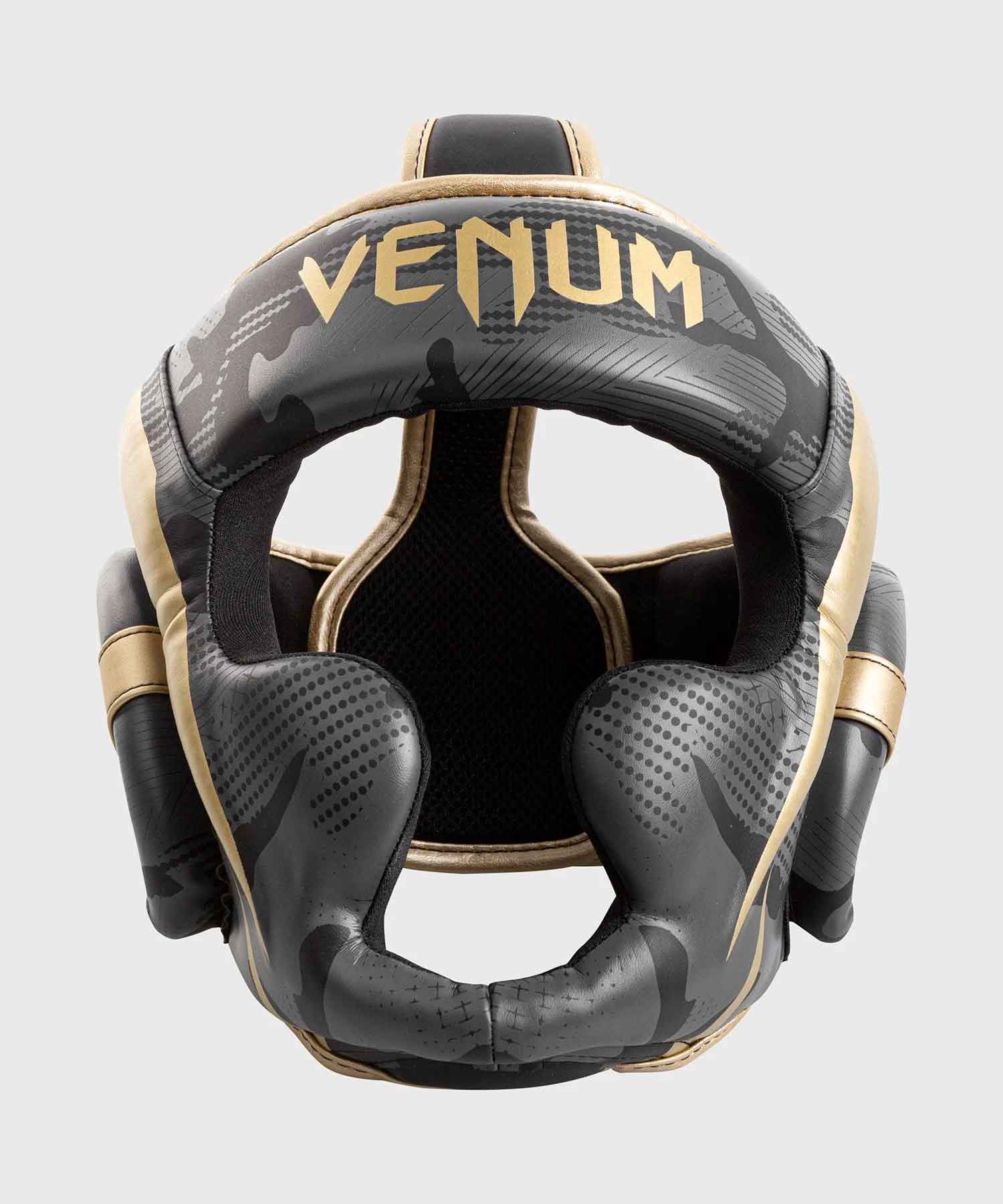 VENUM／ヴェナム ヘッドギア ELITE BOXING HEADGEAR／エリート ボクシング ヘッドギア（ダークカモ／ゴールド） VENUM -  格闘技グッズ用品＆ウェアショップ【トライファイト】