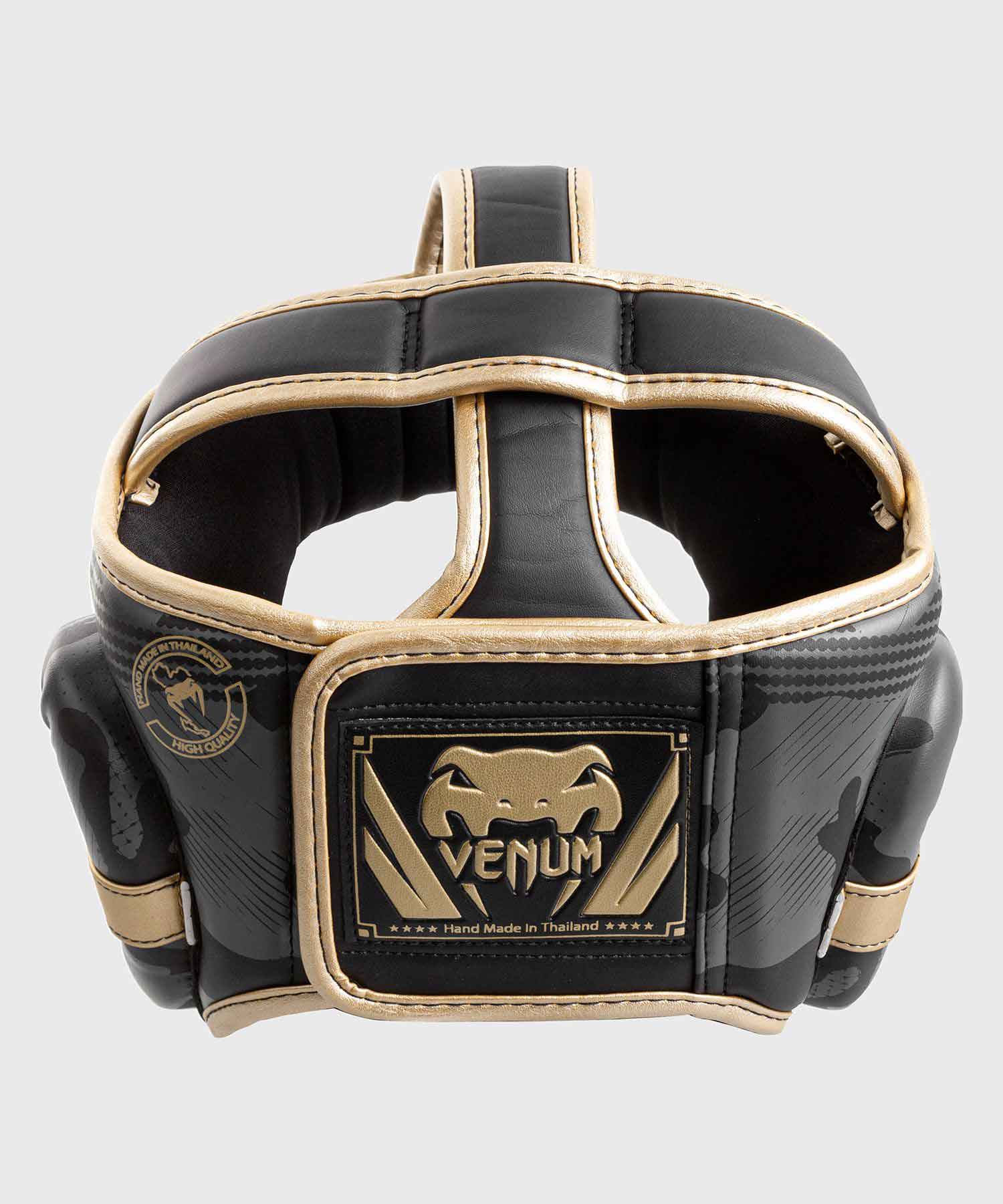 VENUM／ヴェナム　ヘッドギア　　ELITE BOXING HEADGEAR／エリート ボクシング ヘッドギア（ダークカモ／ゴールド）