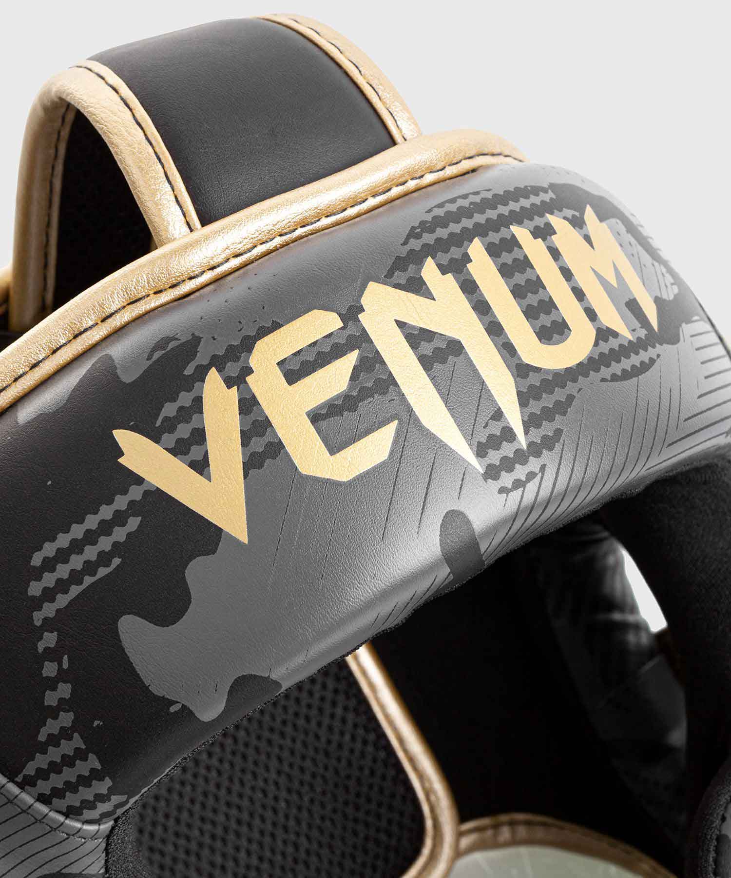 VENUM／ヴェナム　ヘッドギア　　ELITE BOXING HEADGEAR／エリート ボクシング ヘッドギア（ダークカモ／ゴールド）