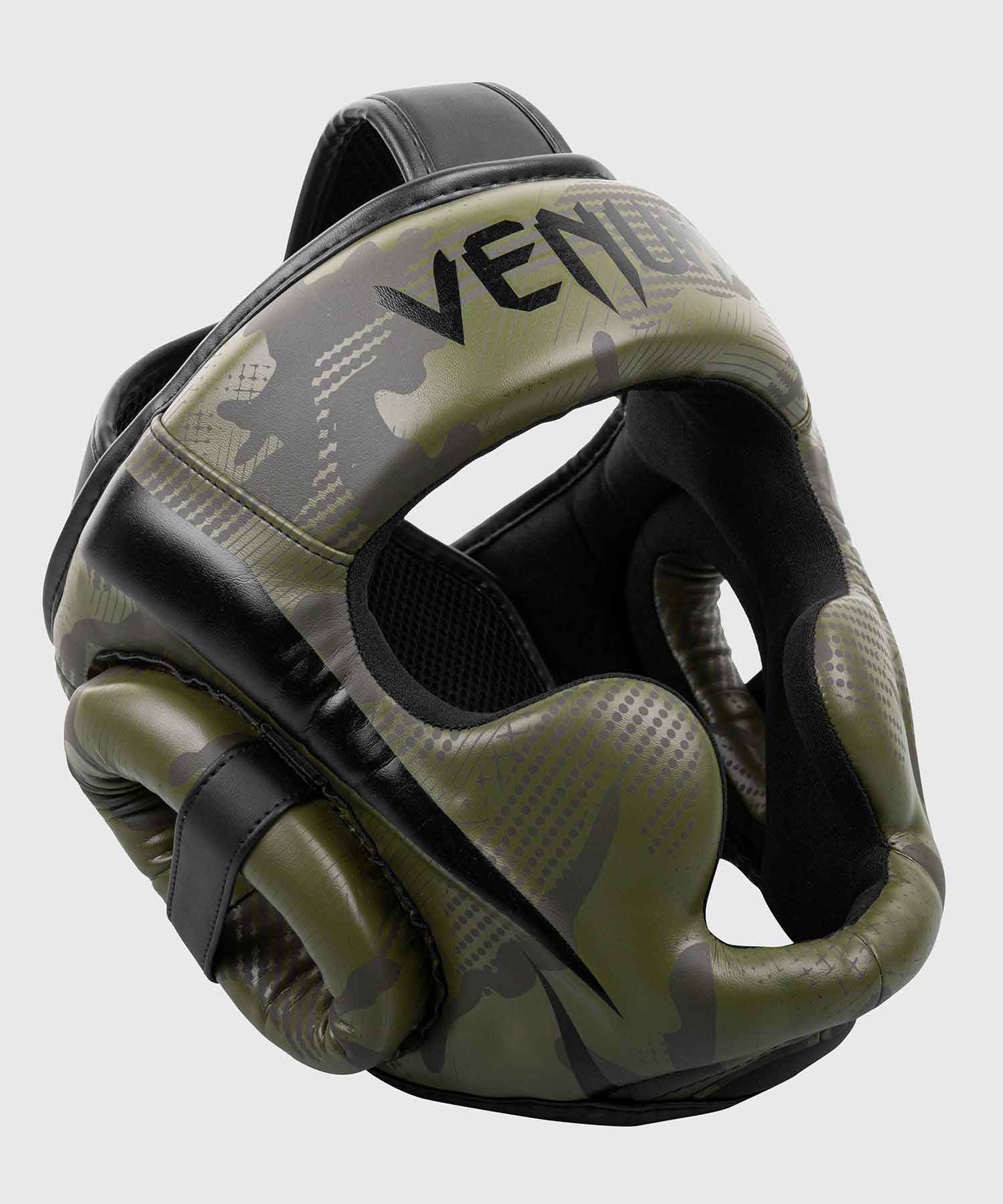 VENUM／ヴェナム　ヘッドギア　　ELITE BOXING HEADGEAR／エリート ボクシング ヘッドギア（カーキカモ／黒）