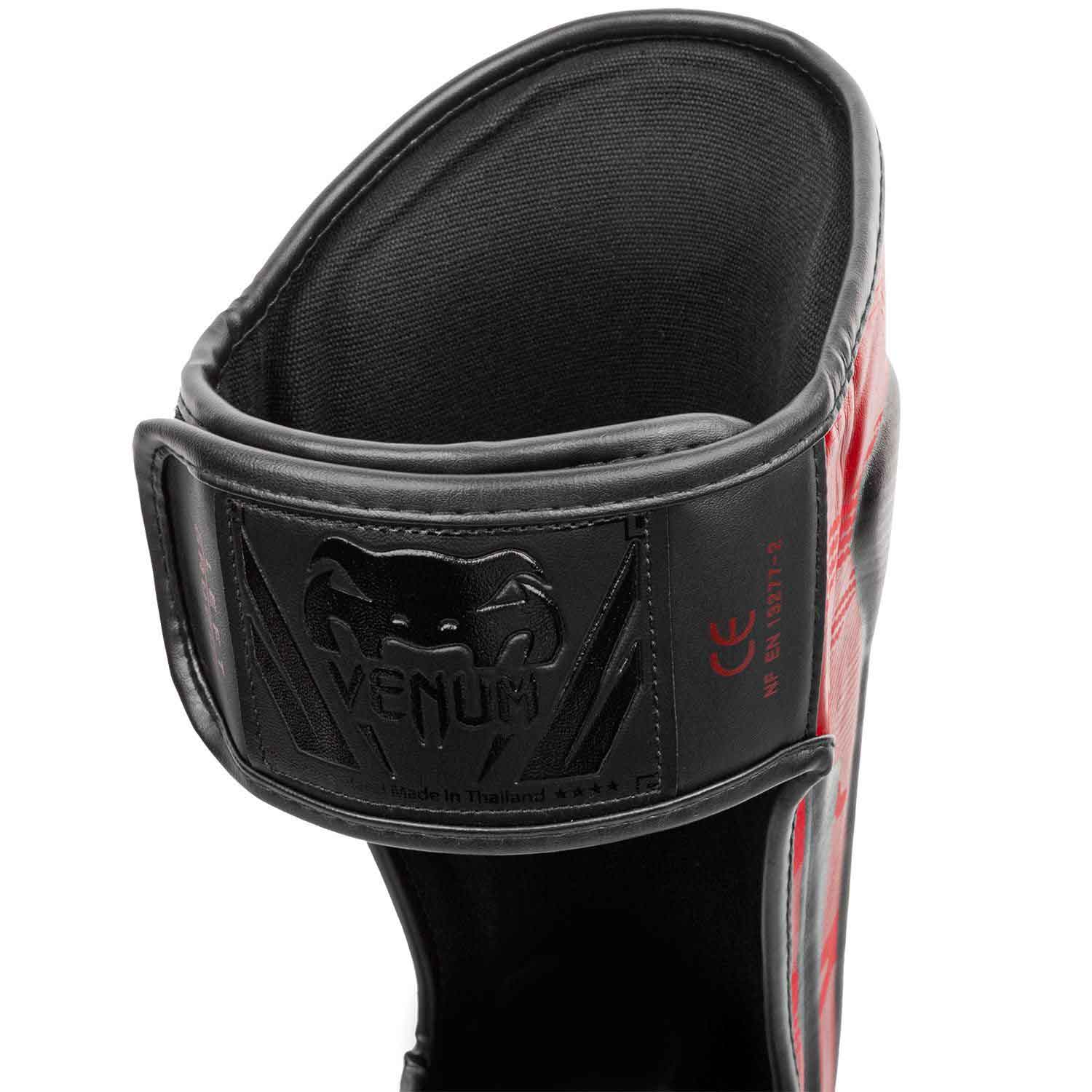 VENUM／ヴェナム　シンガード（レガース）　　ELITE SHIN GUARDS／エリート シンガード（レッドカモ／黒）