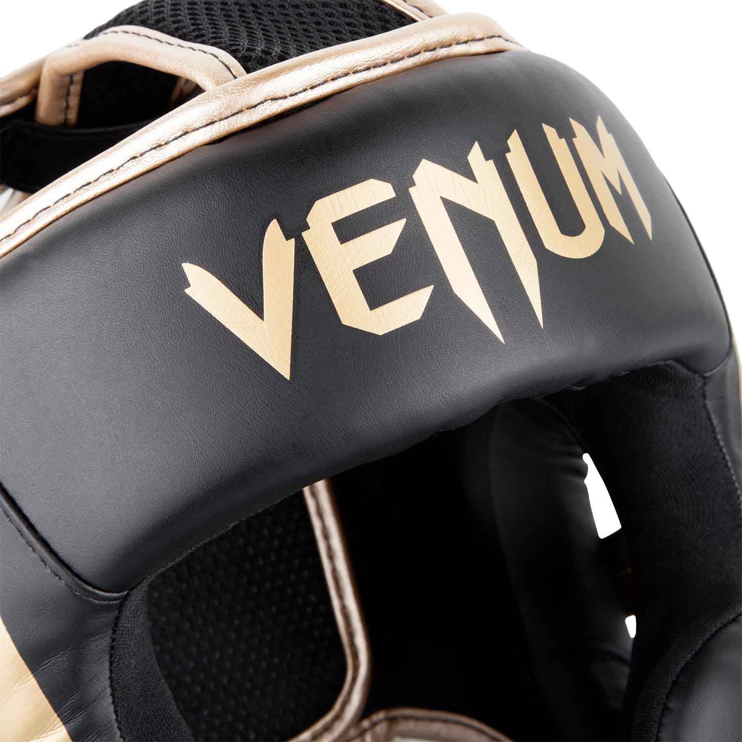 VENUM／ヴェナム　ヘッドギア　　ELITE HEADGEAR／エリート ヘッドギア（黒／ゴールド）