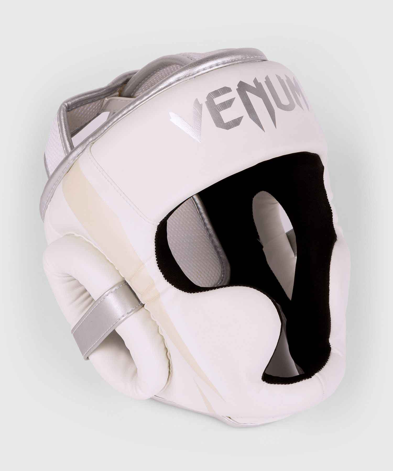 VENUM／ヴェナム　ヘッドギア　　ELITE HEADGEAR／エリート ヘッドギア（マットホワイト／シルバー）